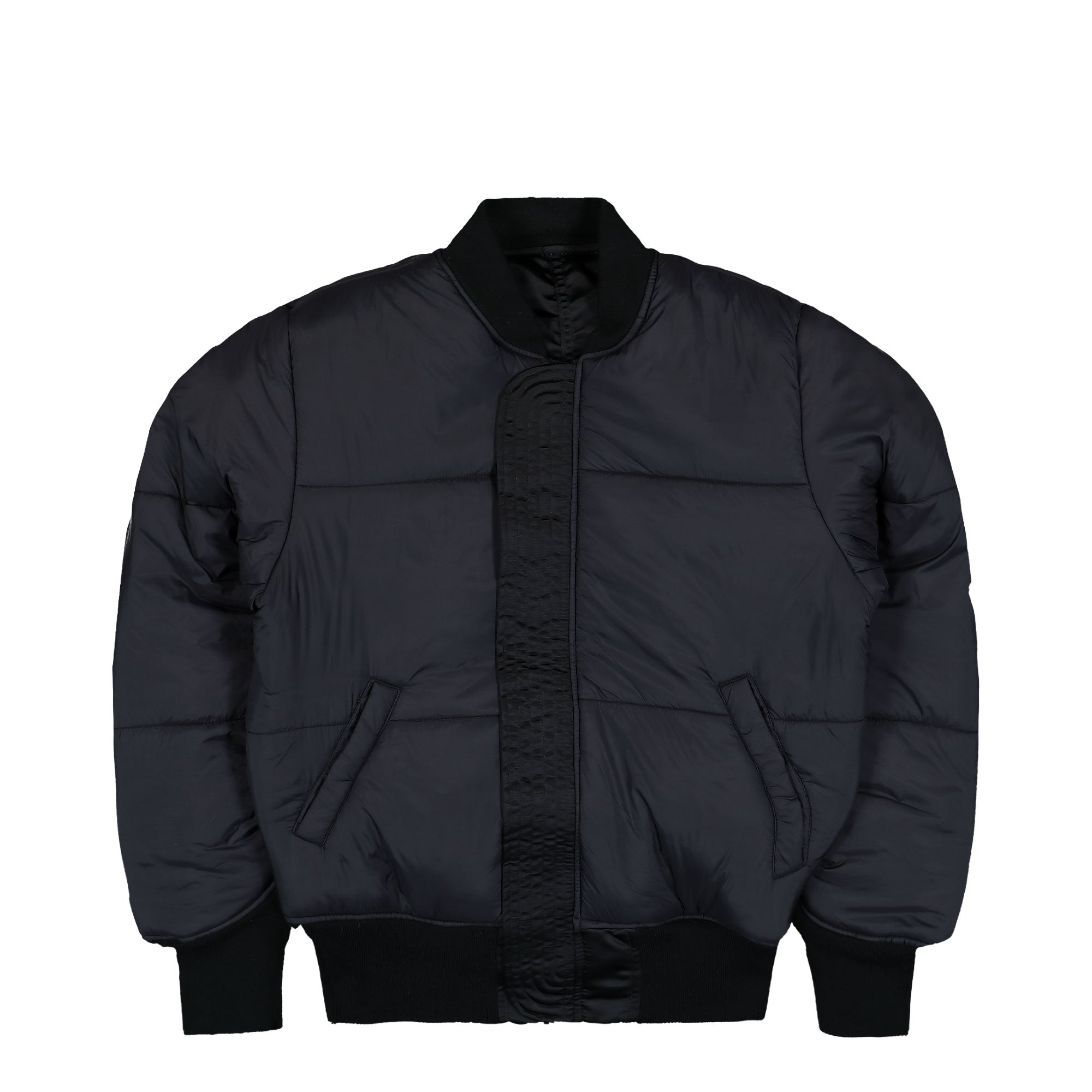 Alpha Industries MA-1 Base Flight Jacket Black Bomber Jacket 756111-03 Detail View 6 | Overkill