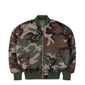 Alpha Industries MA-1 Base Flight Jacket Wdl Camo 65 Bomber Jacket 756111C-408 | Overkill