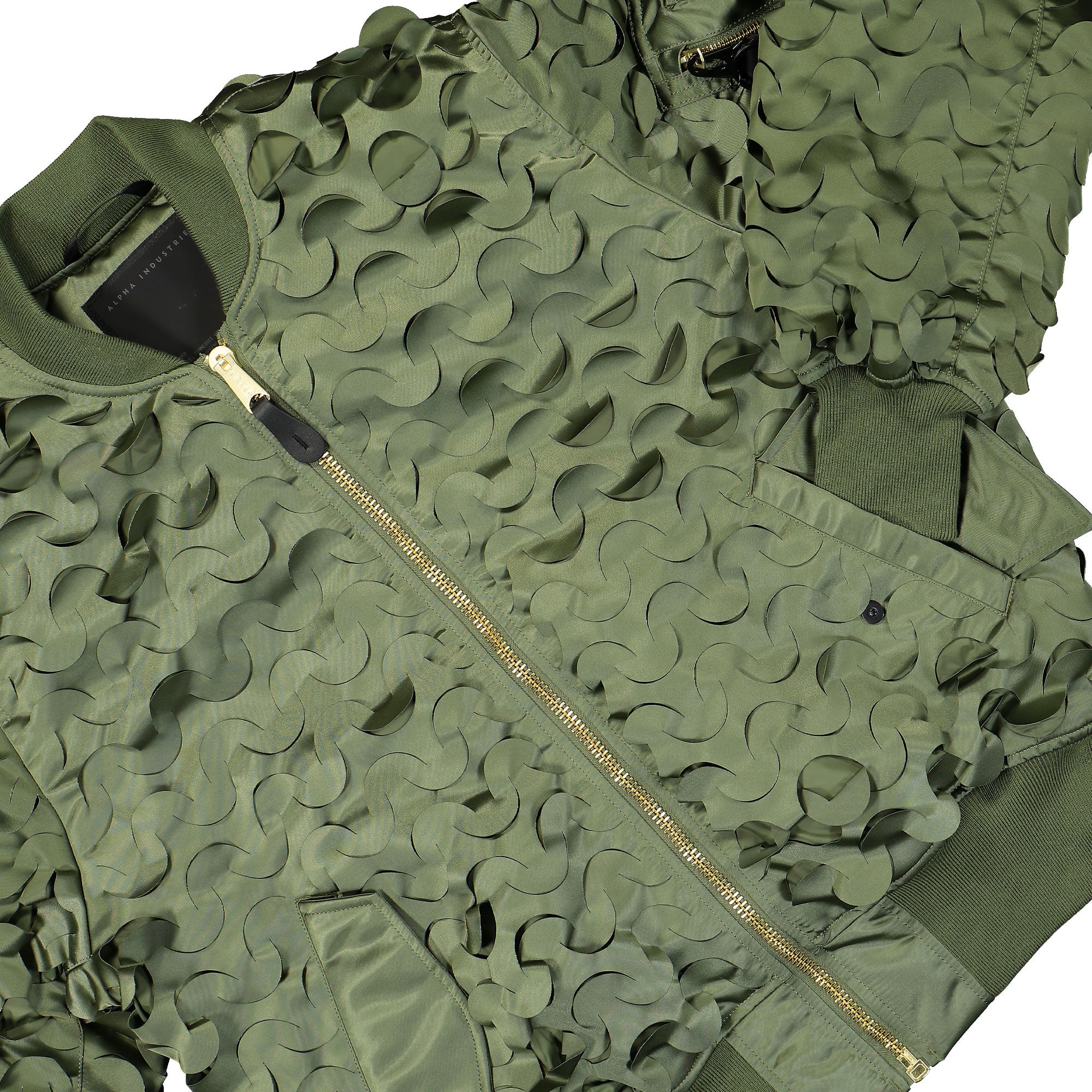 Alpha Industries MA-1 ULCANS Flight Jacket Sage Green Bomber & Varsity Jackets Detail view 2 | Overkill