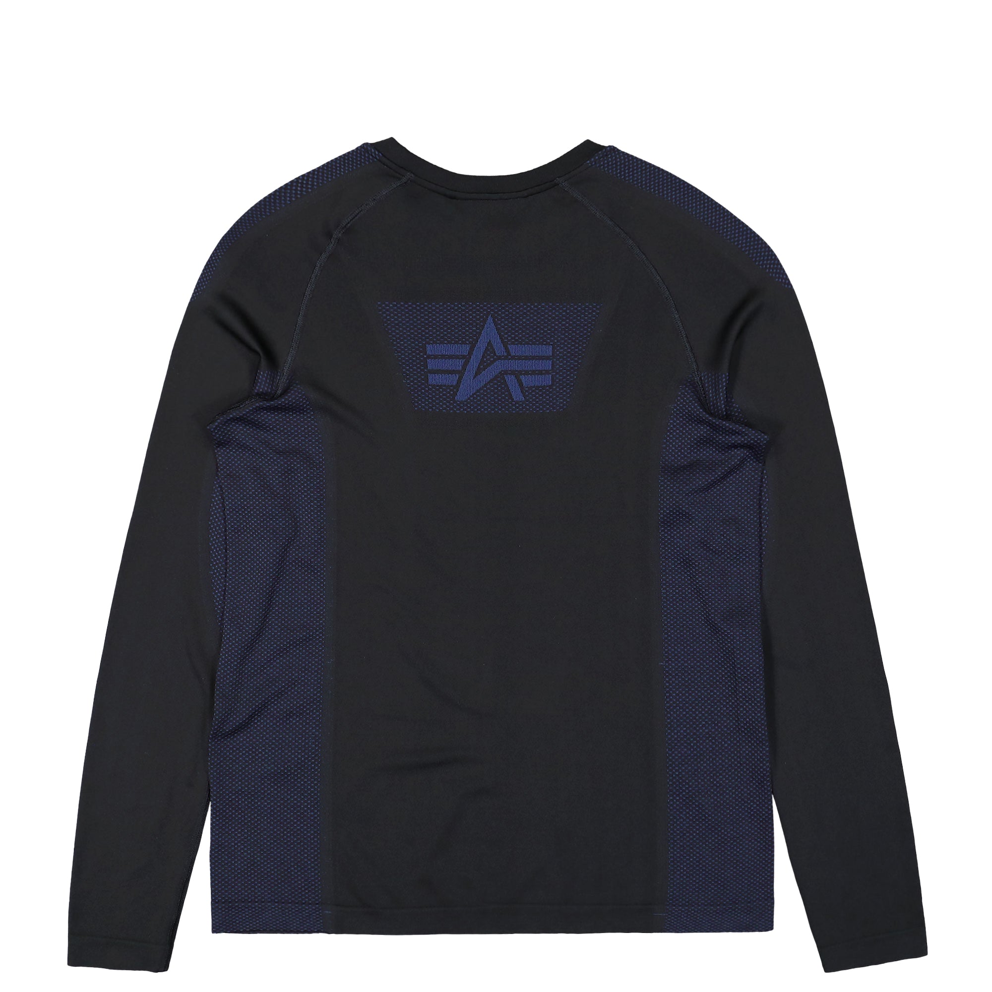 Alpha Industries Seamless LS T-Shirt Black Longsleeves Material | Overkill