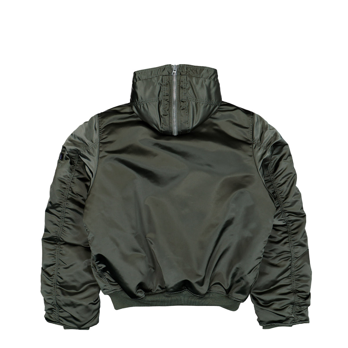 Alpha Industries N-2B Base UV Winter Jacket Vintage Green Jacket 758101-432 Close-up | Overkill