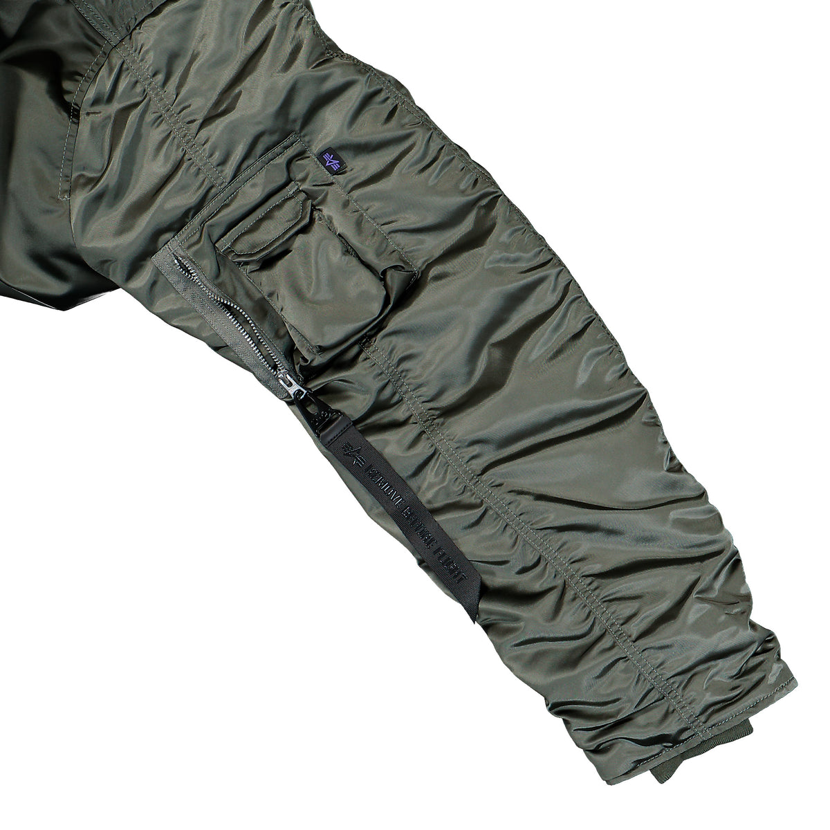 Alpha Industries N-2B Base UV Winter Jacket Vintage Green Jacket 758101-432 Detail View 2 | Overkill