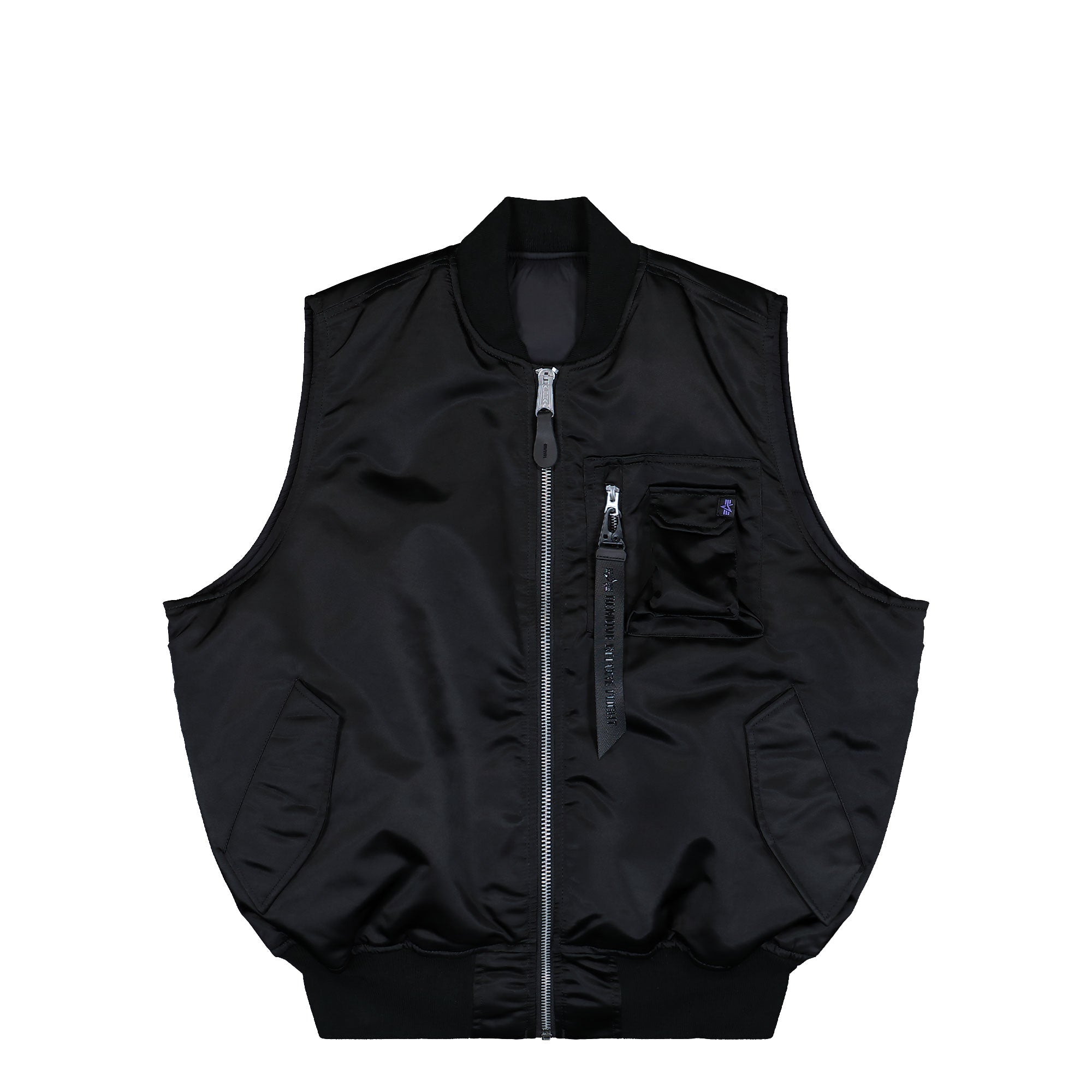 Alpha Industries MA-1 Base Vest Black Vest 758102-03 | Overkill