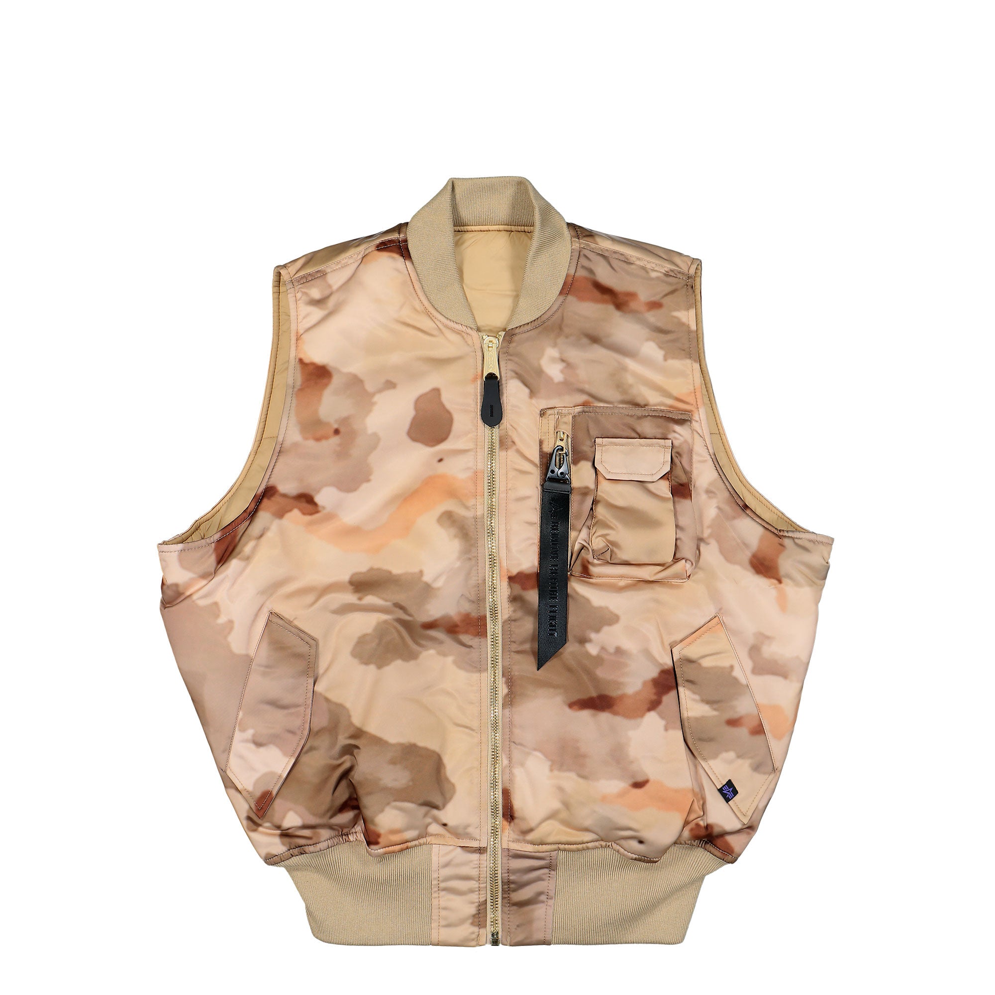 Alpha Industries MA-1 Base Camo Vest Sentinel Desert Camo Vests 758102C-901 | Overkill