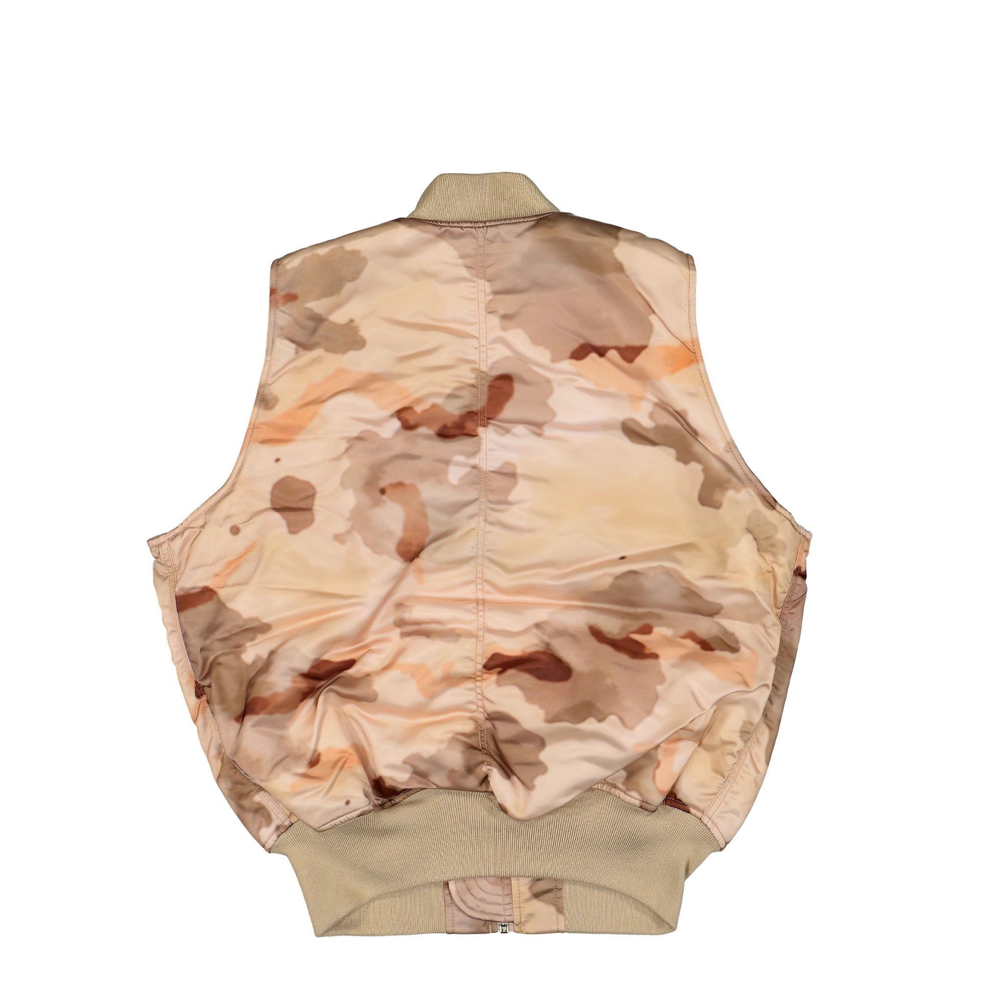 Alpha Industries MA-1 Base Camo Vest Sentinel Desert Camo Vests 758102C-901 Close-up | Overkill