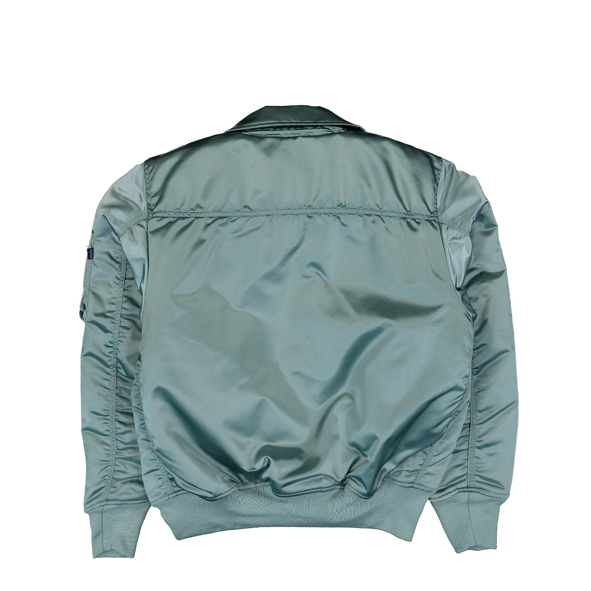 Alpha Industries CWU-45 / P Base UV Bomber Jacket Silverblue Bomber Jacket 768005-226 Close-up | Overkill
