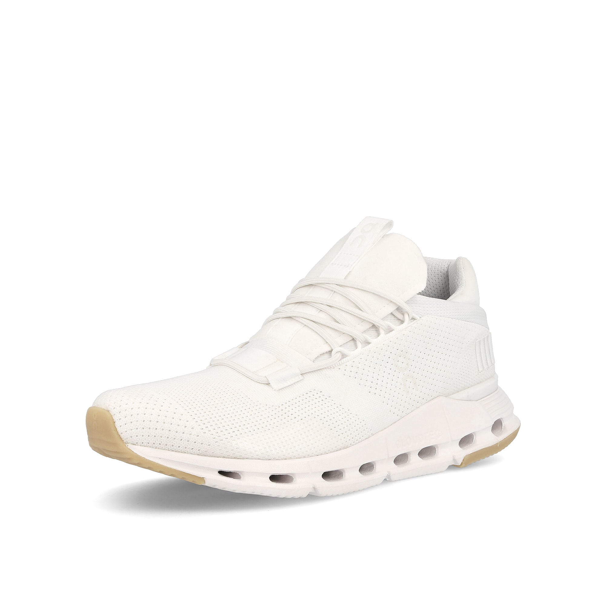 On cloudnova undyed White Sneakers Close Up | Overkill