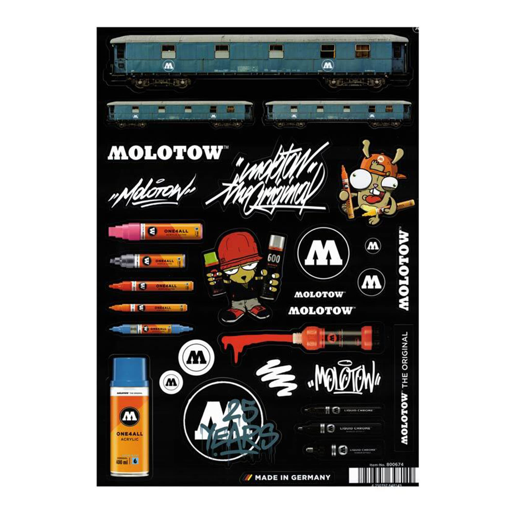 Molotow Sticker Sheets 0 Sticker Material | Overkill