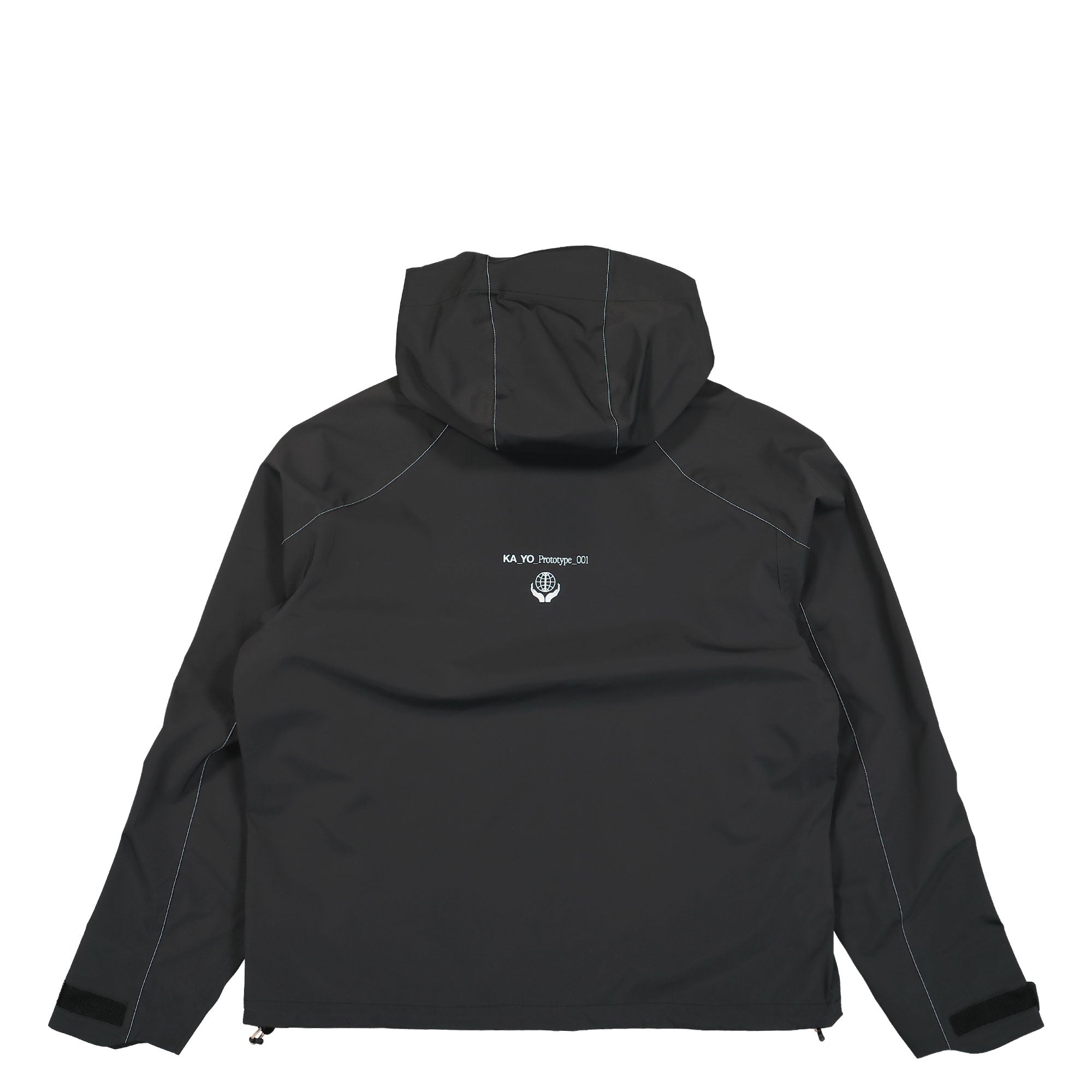 KA_YO_Prototype Shell Jacket Charcoal Windbreaker Material | Overkill
