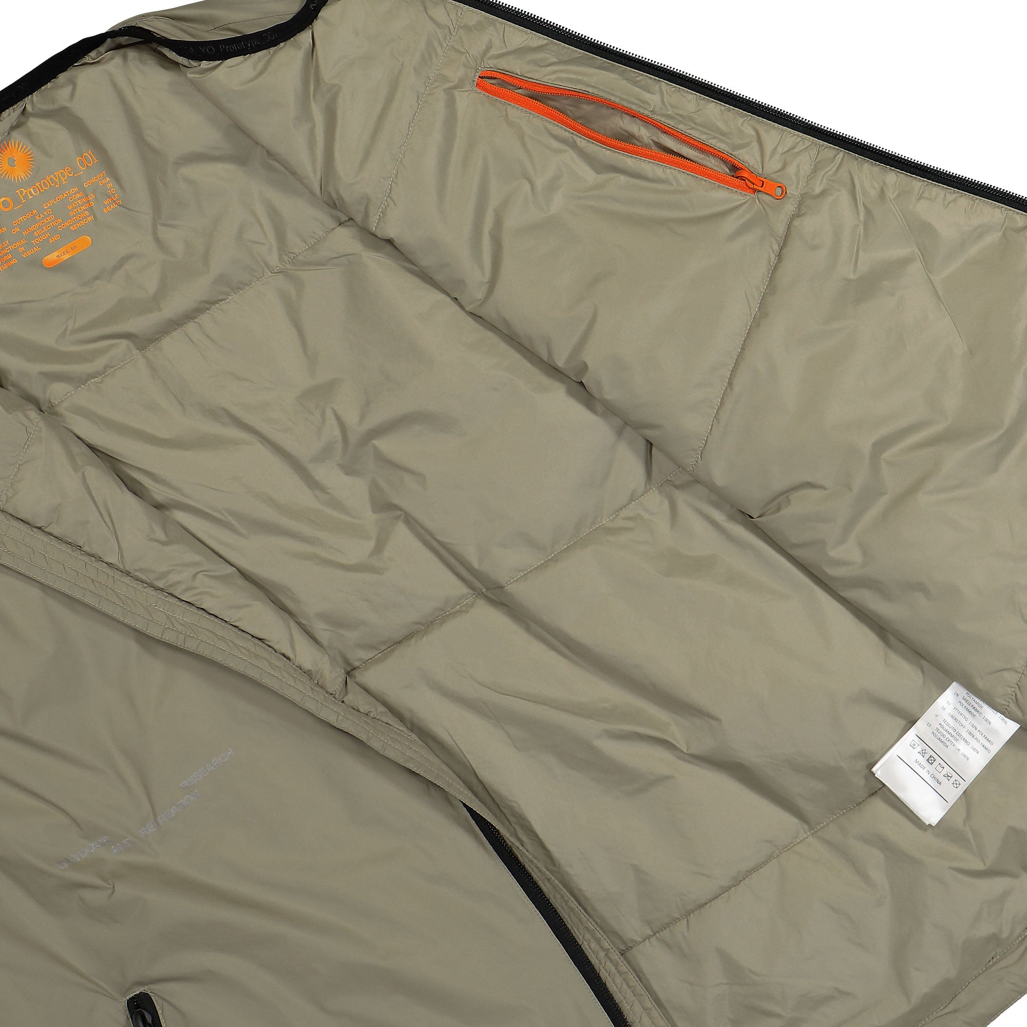 KA_YO_Prototype Insulation Vest Hay Beige Vests Detail view 1 | Overkill