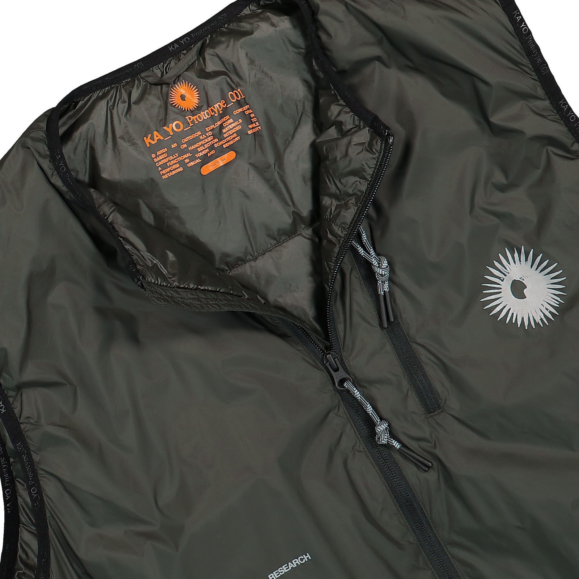 KA_YO_Prototype Insulation Vest Green Forest Vests Detailfoto | Overkill