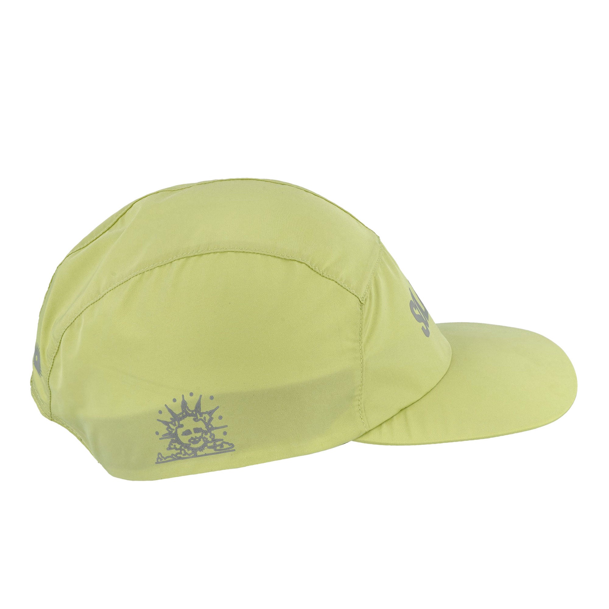 KA_YO_Prototype Lightweight Hat Reflective Limeade 5 Panel Cap 80026 070 Detail View 1 | Overkill