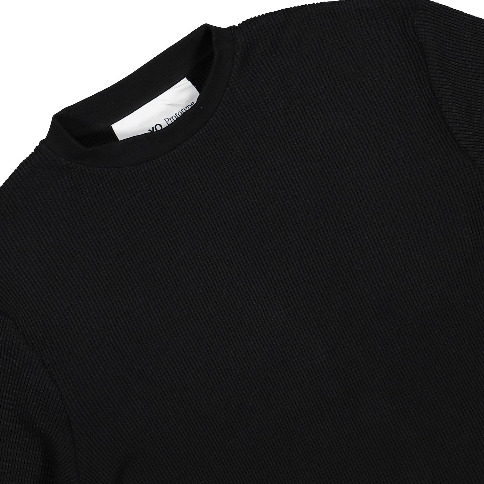 KA_YO_Prototype Waffle Thermal Sweater Black Sweatshirt 80030 510 Detailfoto | Overkill