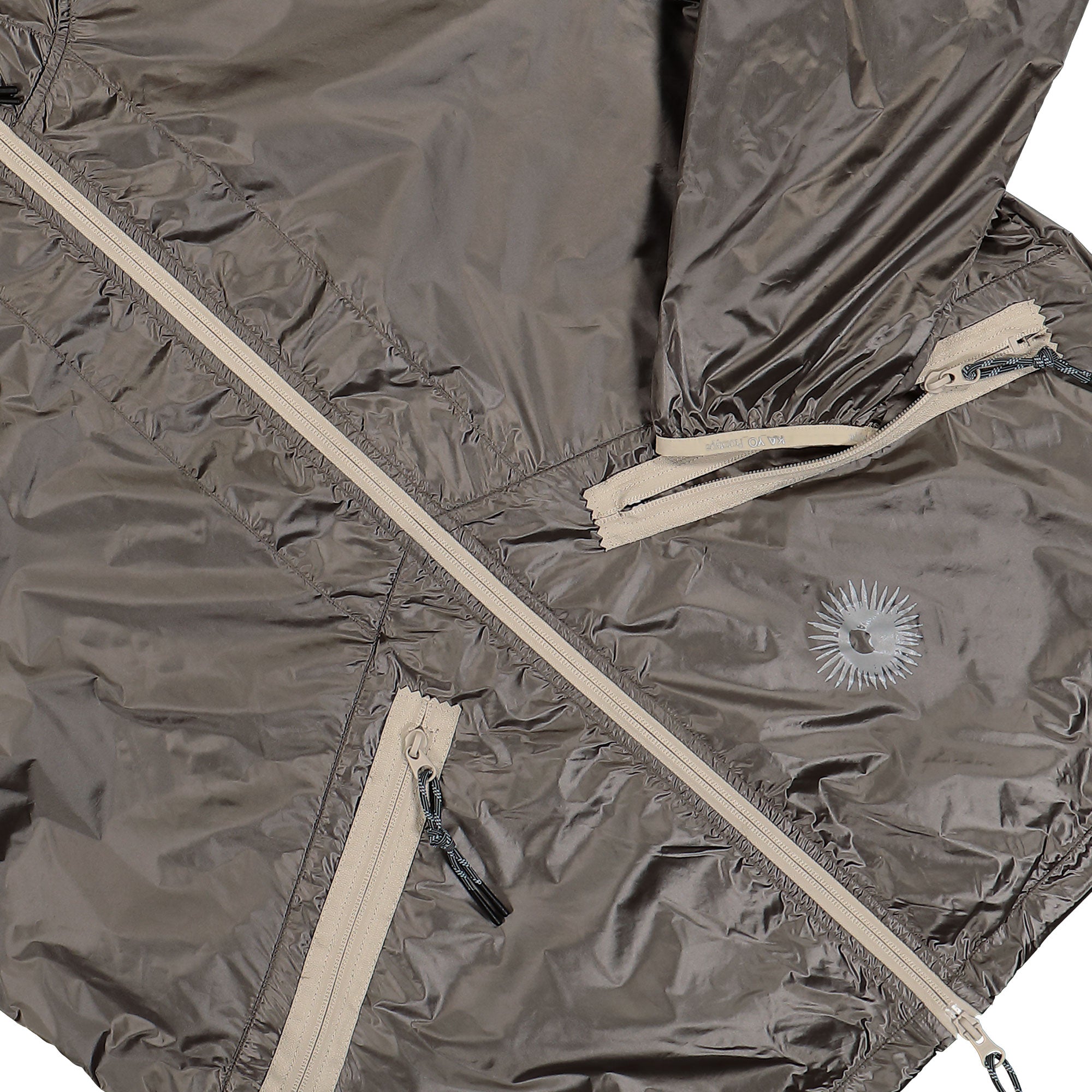 KA_YO_Prototype Windbreaker Jacket Reflective Nougat Mix Windbreaker Detailfoto | Overkill