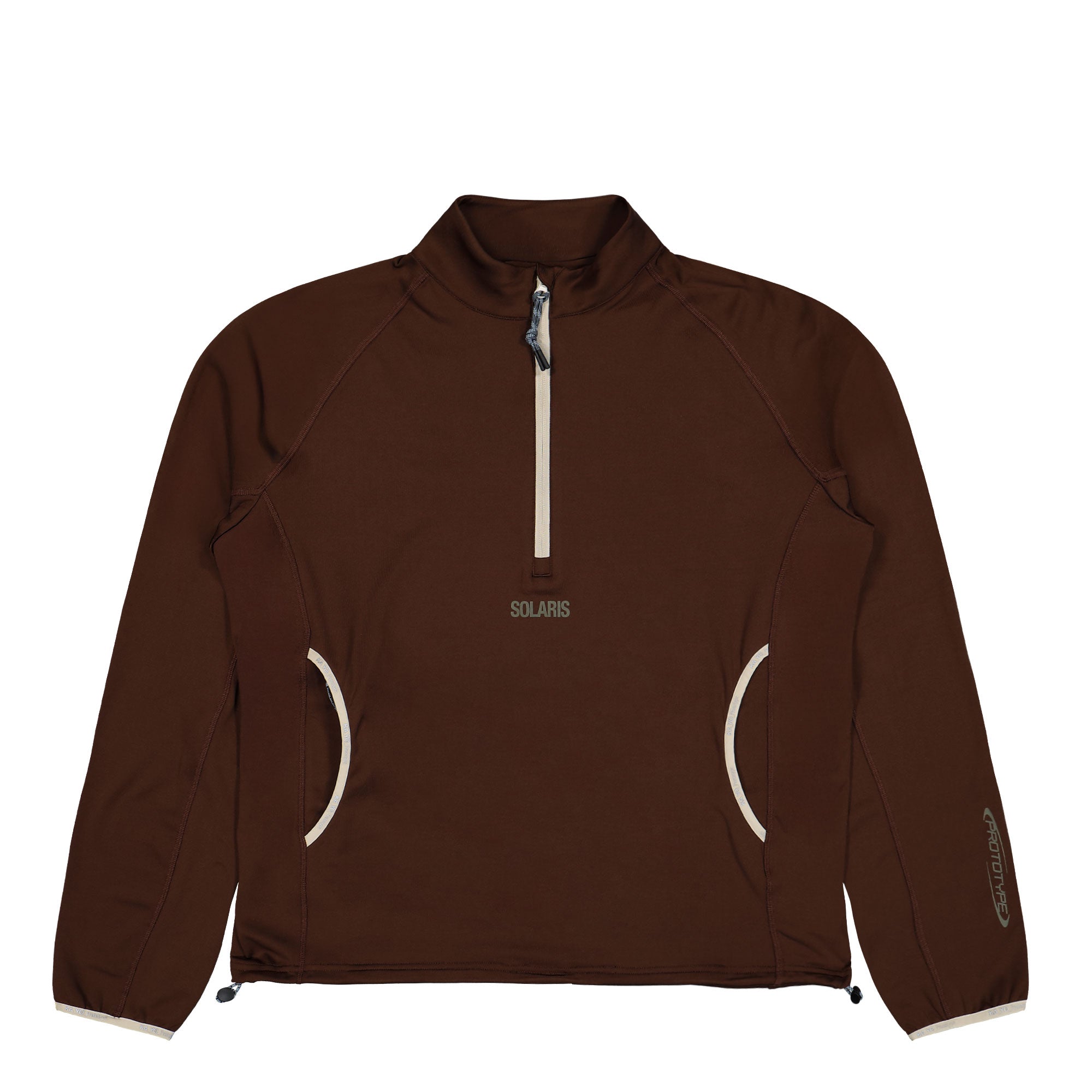 KA_YO_Prototype Half Zip Base Layer Solaris Burnt Wine Activwear Top 80040 872 | Overkill
