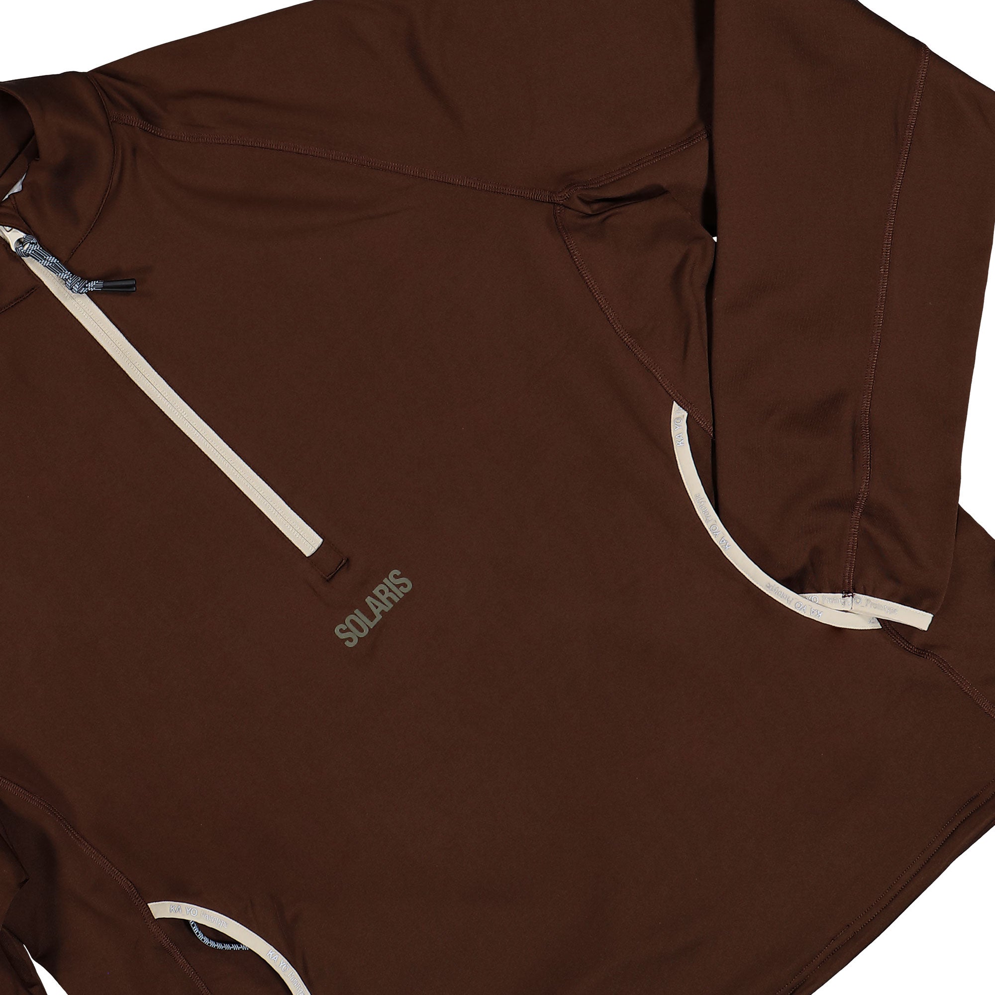 KA_YO_Prototype Half Zip Base Layer Solaris Burnt Wine Activwear Top 80040 872 Detail View 1 | Overkill