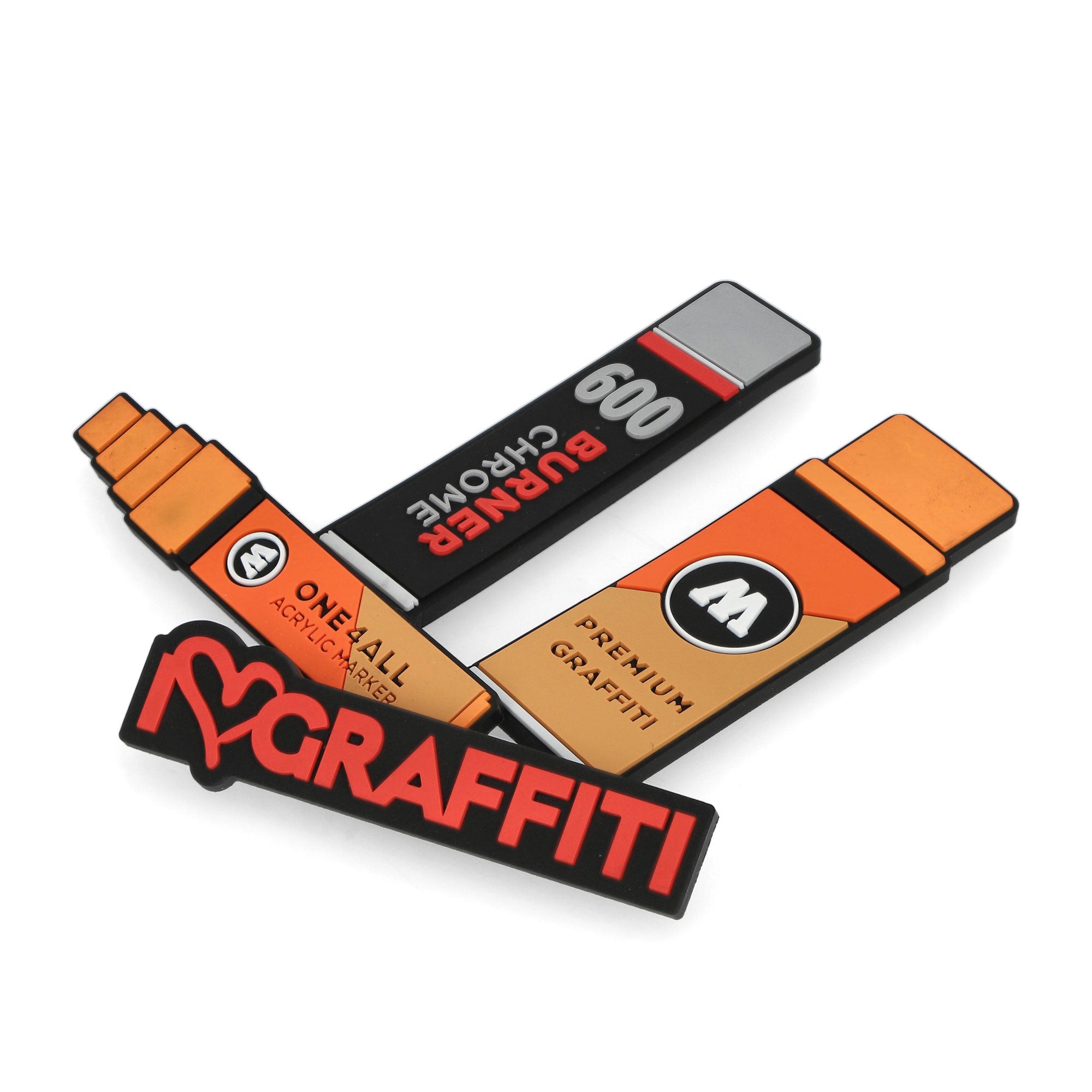 Molotow Magnet Set 4 Pcs Multicolor Fridge Magnets 800766 Close-up | Overkill