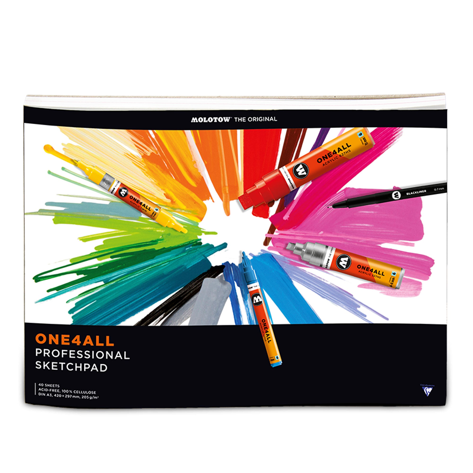 Molotow One4All Professional Sketchpad A3 Landscape Sketchbooks 801205 | Overkill