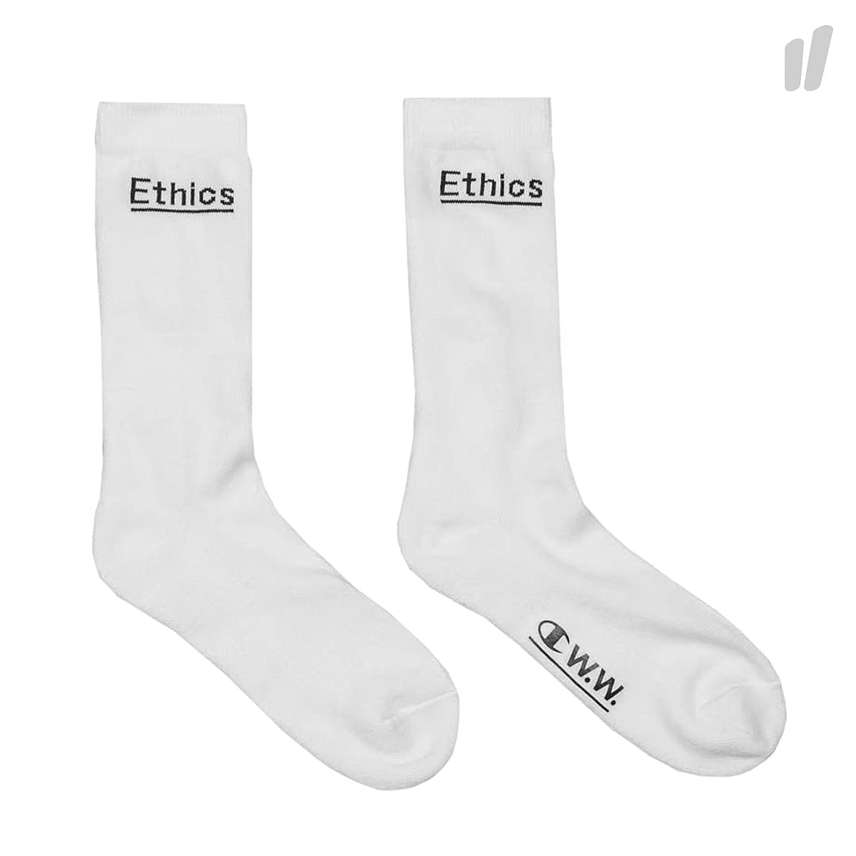 Champion Ethics Socks 804336 WW001 Socks White | Overkill