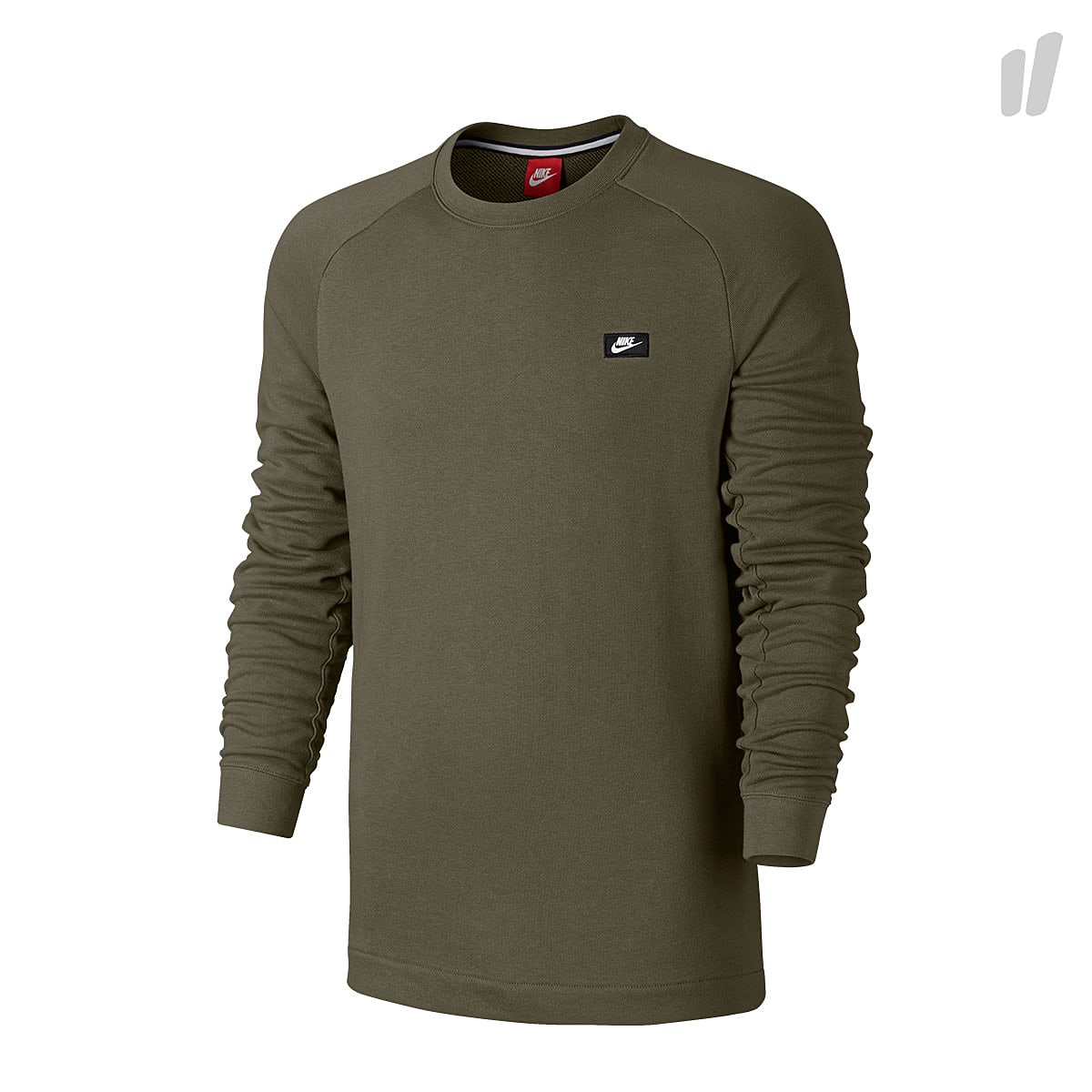 Nike Sportswear Modern Crew Sweatshirt Olive Sweatshirts 805126 222 | Overkill