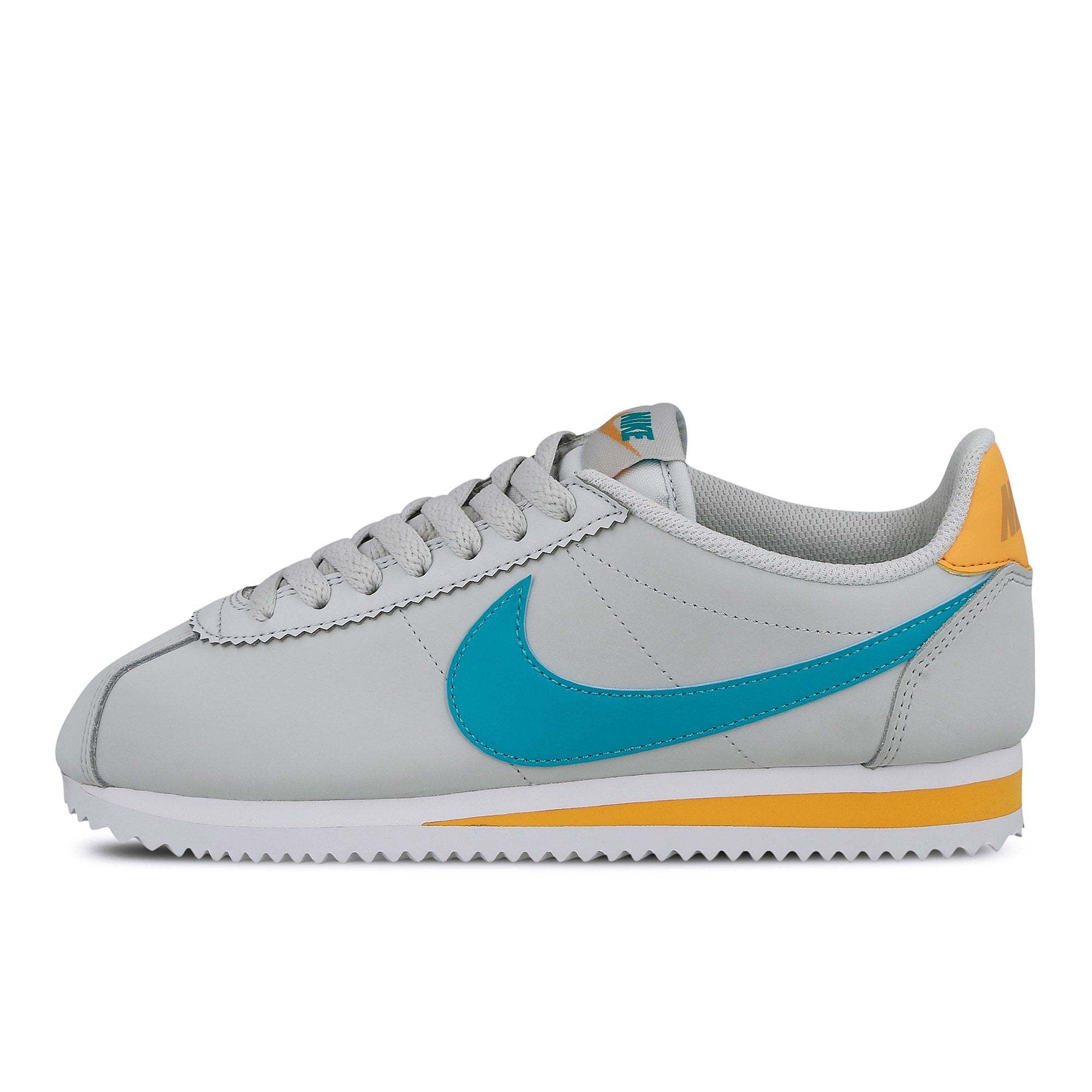 Nike wmns classic cortez leather Pure Platinum / Hyper Jade Sneakers 807471 019 | Overkill