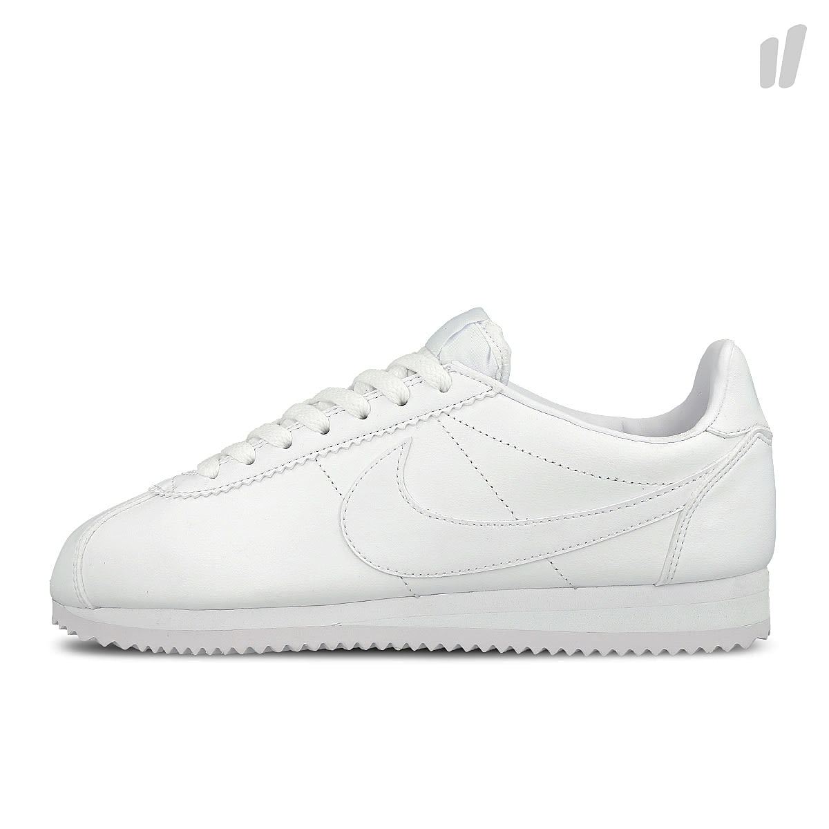 Nike wmns classic cortez leather White / White Sneakers 807471 102 | Overkill