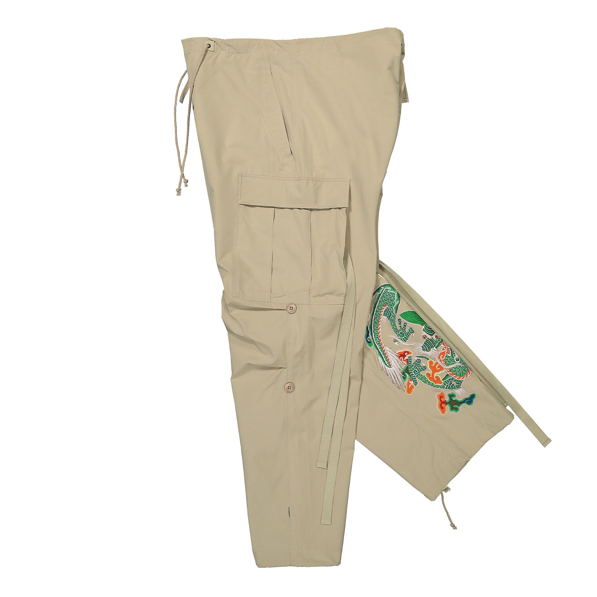 Maharishi Mike Force U.S. Cargo Snopants Sand Casual Pants Close-up | Overkill