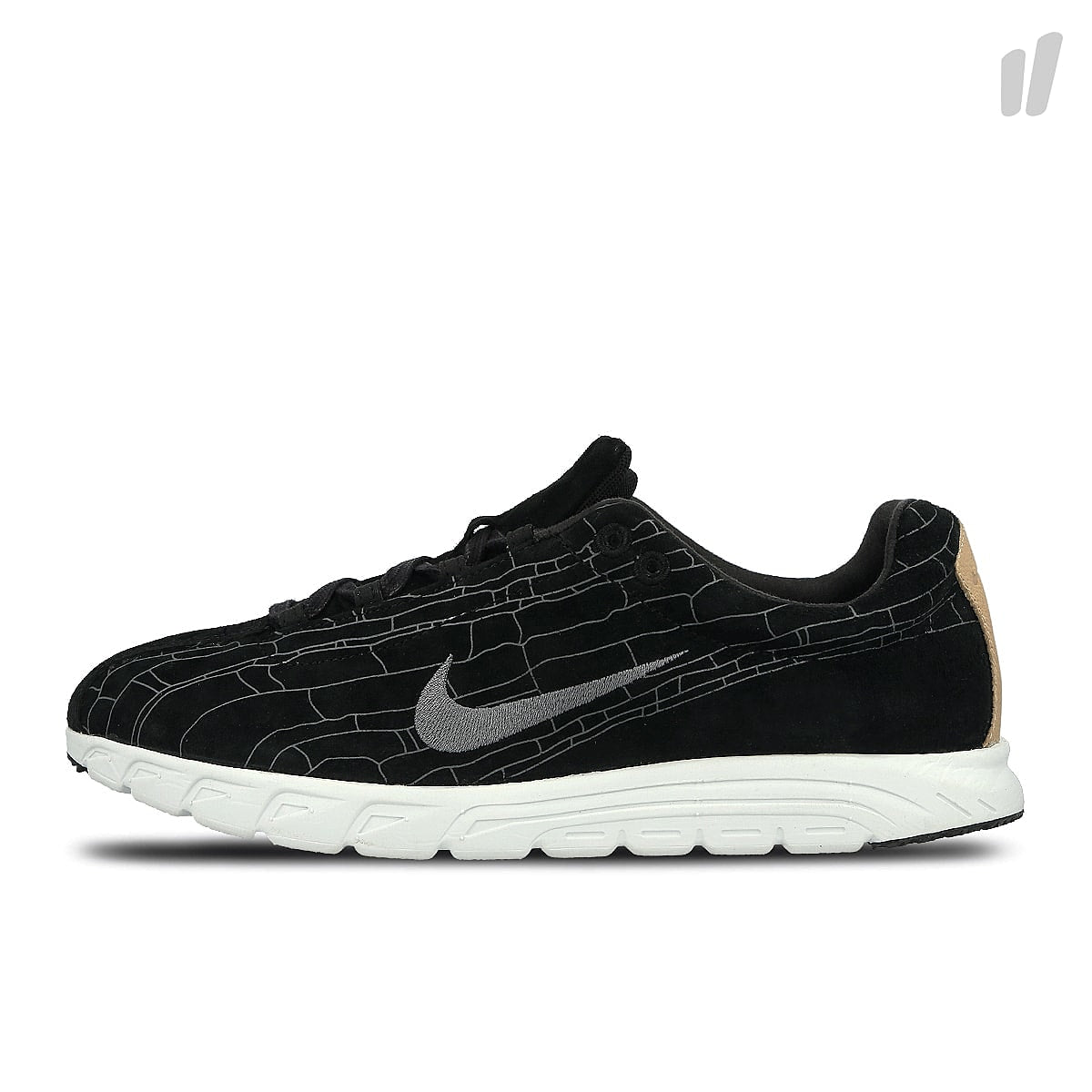 Nike mayfly leather premium Black-Black - Dark Grey - Linen Sneakers 816548 003 | Overkill
