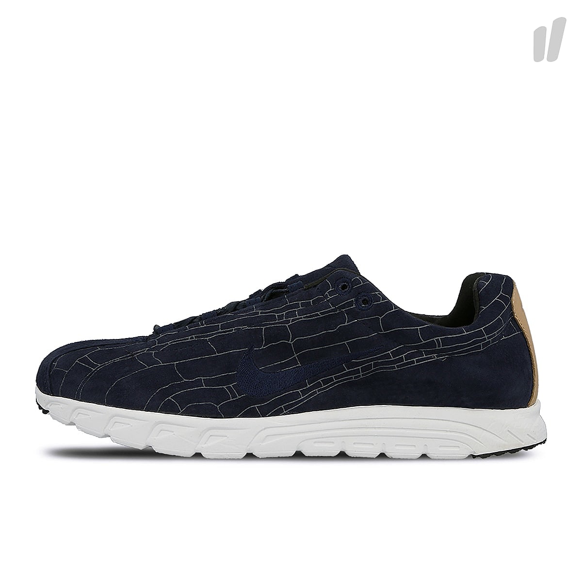 Nike mayfly leather premium Obsidian / Obsidian - Summit White Sneakers 816548 400 | Overkill