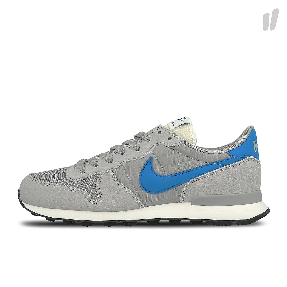 Nike internationalist Matte Silver-Blue Spark - Sail Sneakers 828041 004 | Overkill