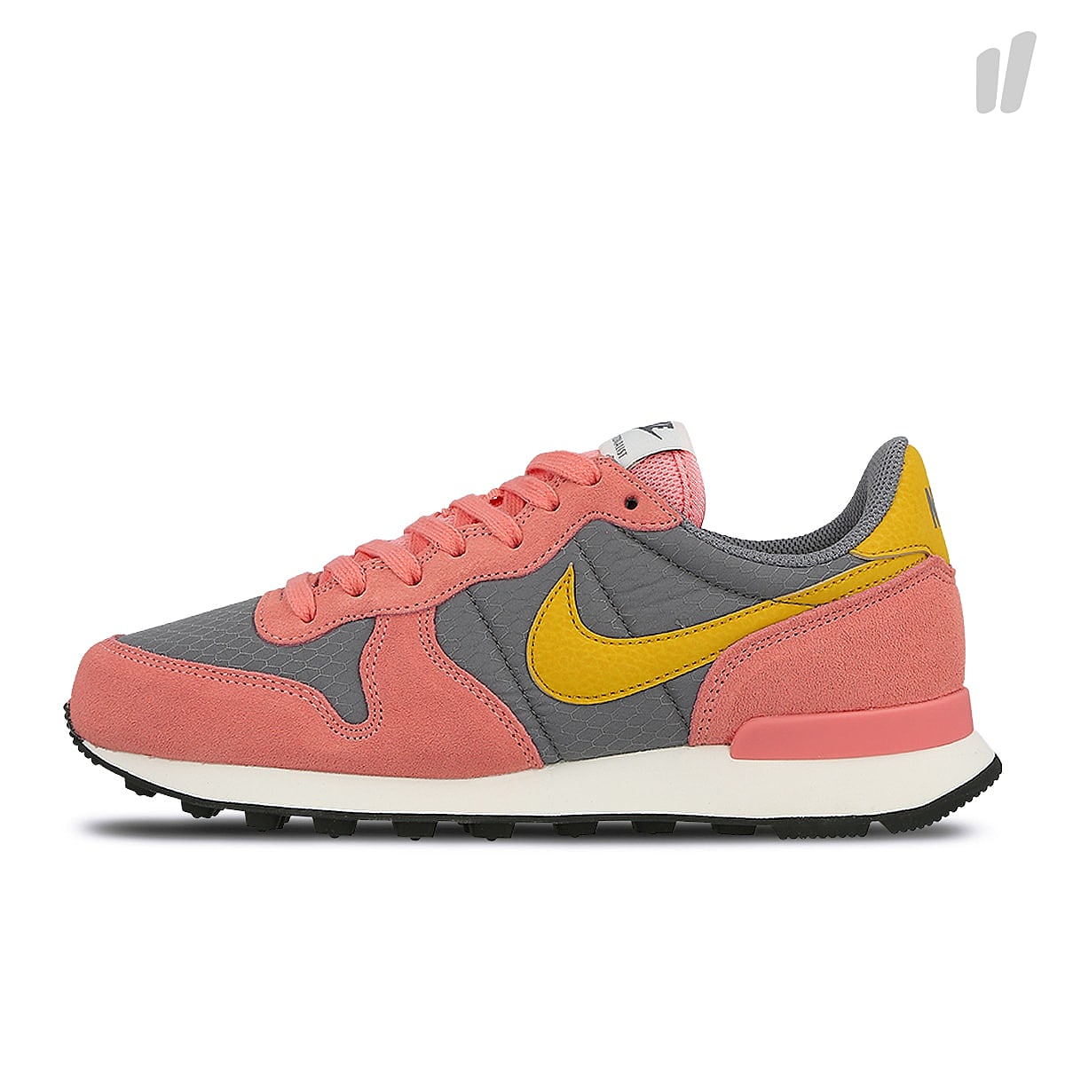 Nike wmns internationalist Cool Grey-Gold Dart - Bright Melon - Sail Sneakers 828407 007 | Overkill