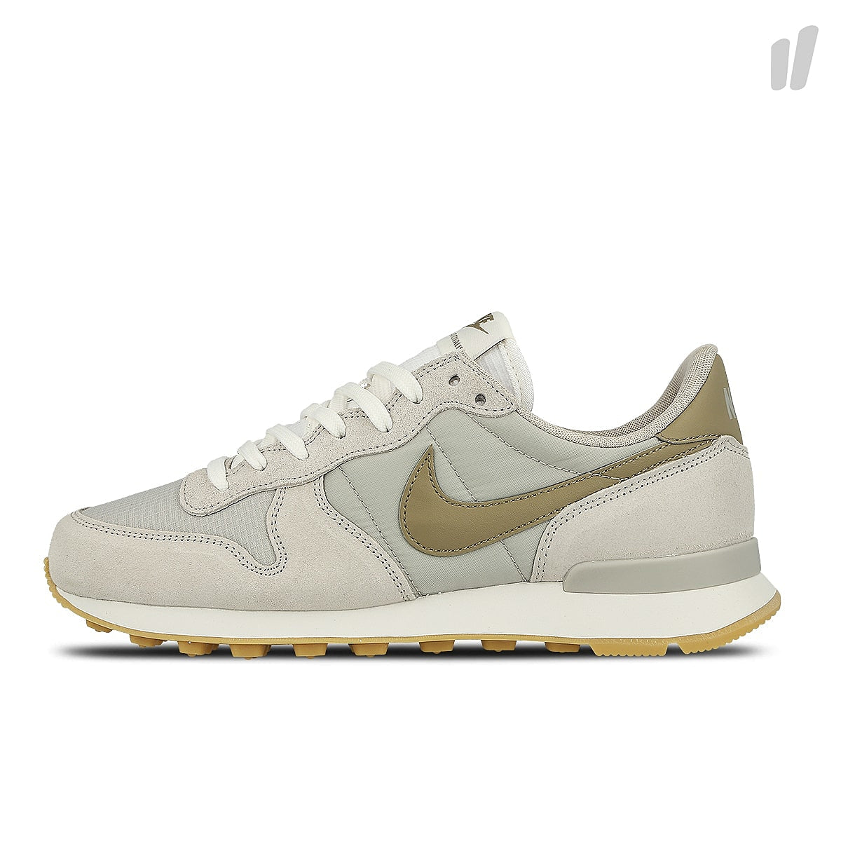 Nike wmns internationalist Pale Grey-Khaki - Summit White Sneakers 828407 012 | Overkill