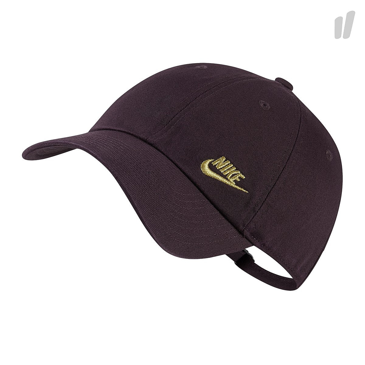 Nike Wmns H86 Swosh Cap Port Wine / Metallic Gold Caps 832597 652 | Overkill