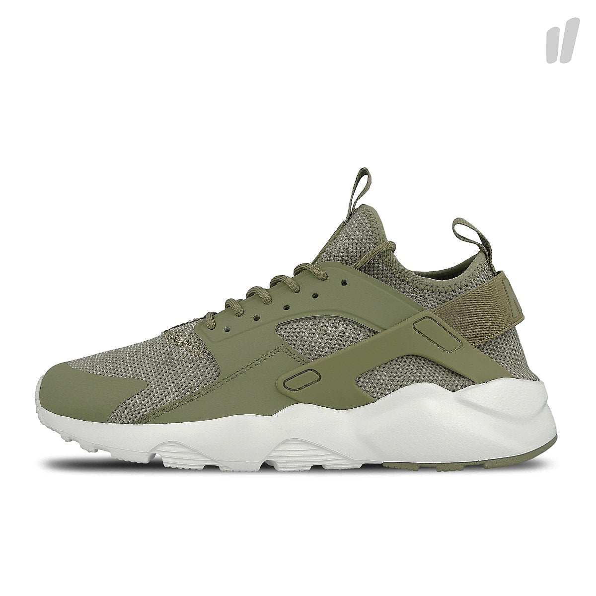 Nike air huarache run ultra premium Trooper-Trooper - Summit White Low Top Sneakers 833147 201 | Overkill