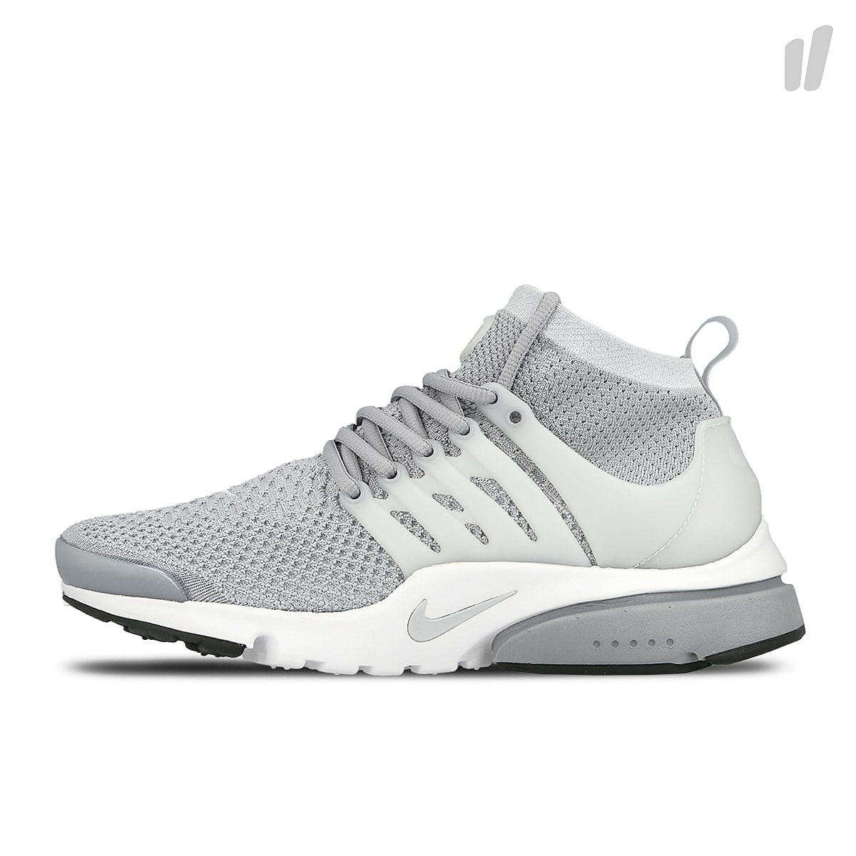 Nike air presto flyknit ultra Wolf Grey-Pure Platium - White - Black Sweatshirts 835570 002 | Overkill