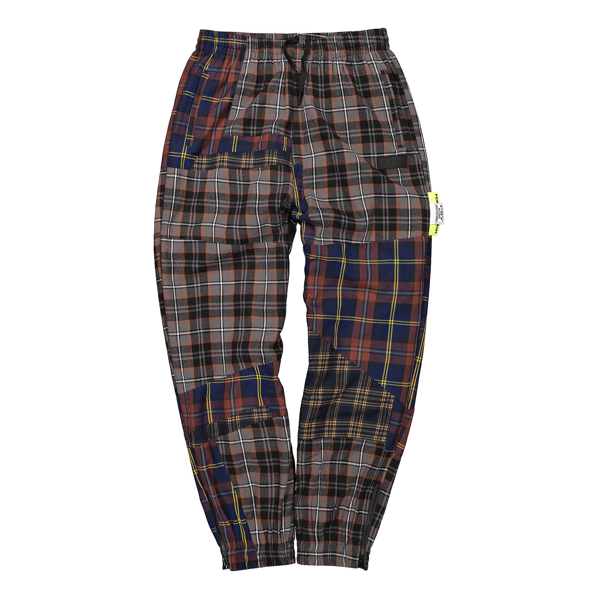 Perks And Mini Over Its Shadow Checked Pants Dark Check Multi Casual Pants 8378-DCHM | Overkill