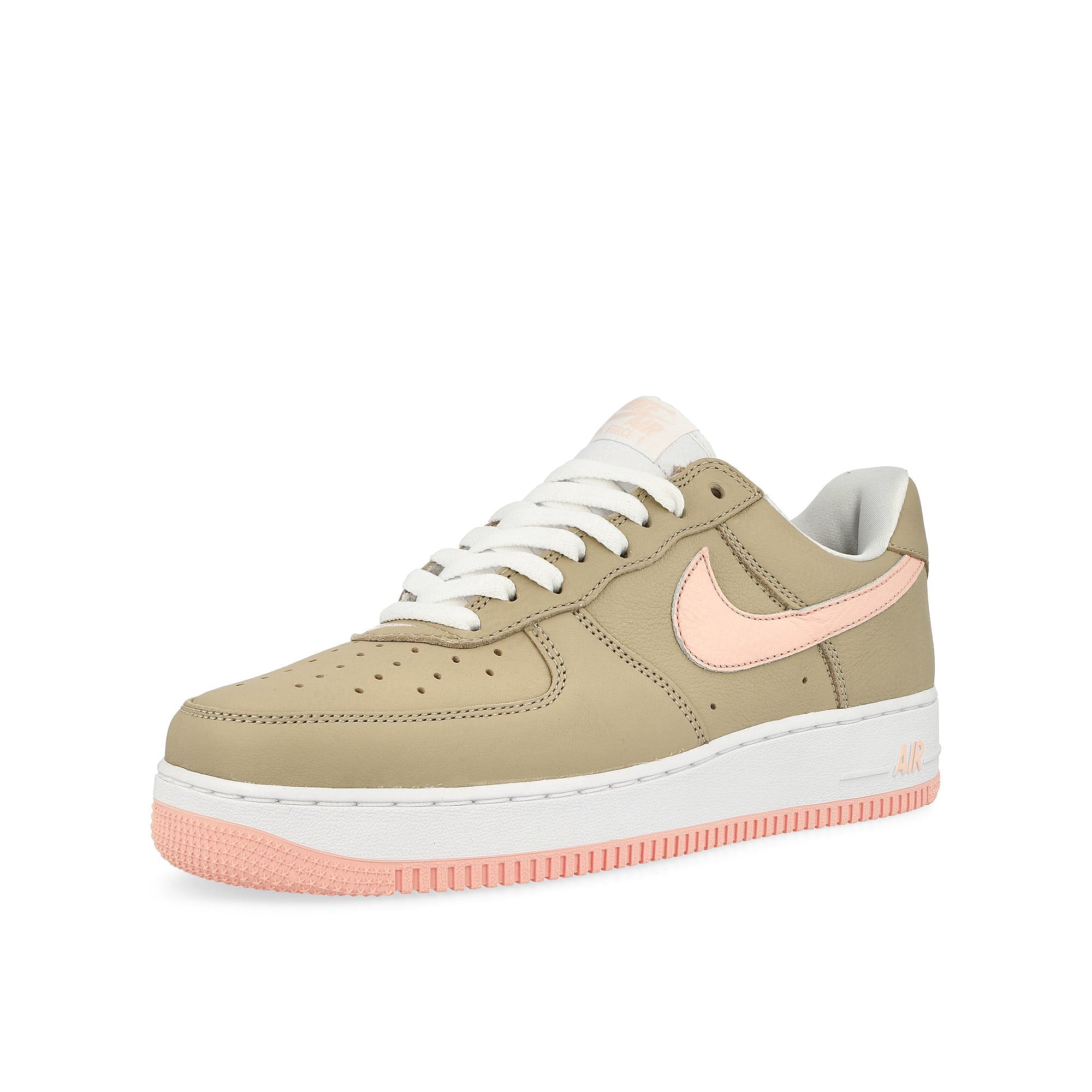 Nike Air Force 1 Low Retro Linen / Atmosphere - True White Low Top Sneakers Close Up | Overkill