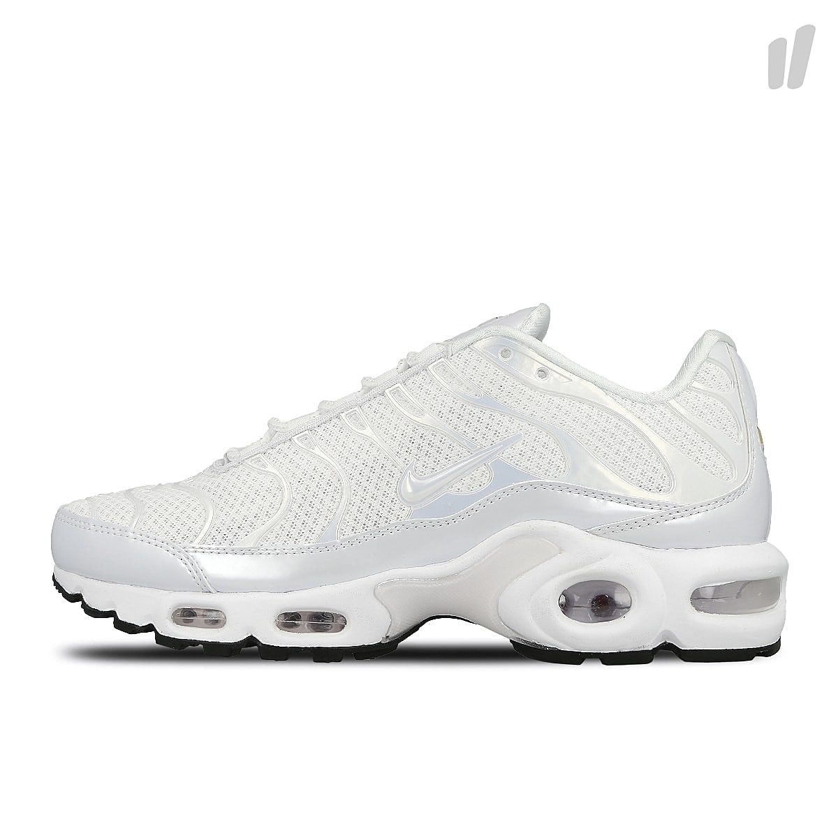 Nike wmns air max plus premium White-White - White - Black Sneakers 848891 100 | Overkill