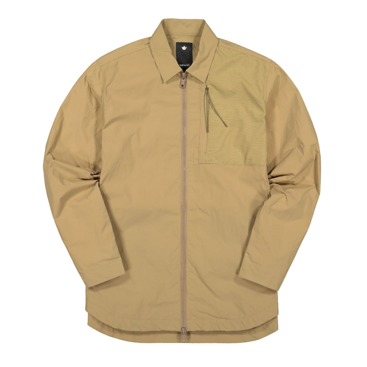 Maharishi Recycled Veg Dyed Tech Shirt Light Olive Shirts 8509 | Overkill