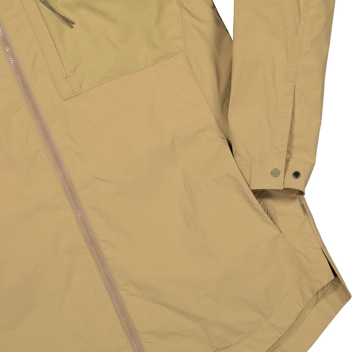 Maharishi Recycled Veg Dyed Tech Shirt Light Olive Shirts Detailfoto | Overkill