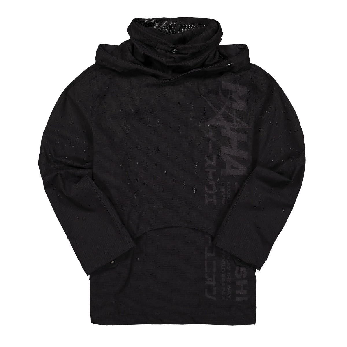 Maharishi 2020RISHI Tech Crackle Jacket Black Bamboo Jackets 8519 | Overkill