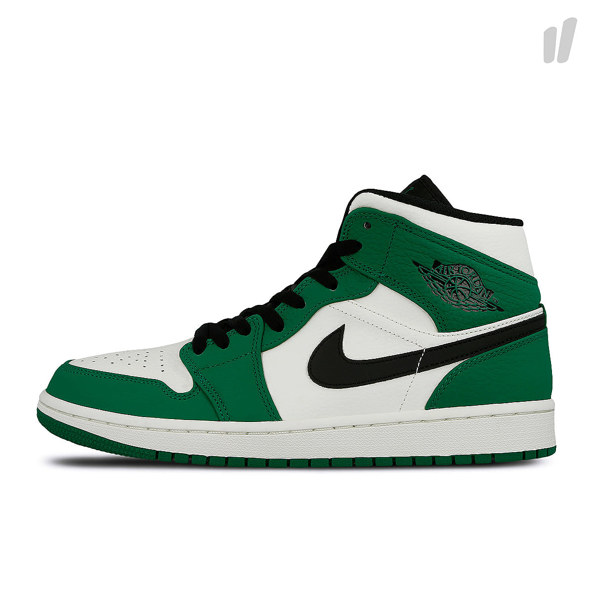 Jordan Air Jordan 1 Mid SE Pine Green / Black - Sail Mid Top Sneakers 852542 301 | Overkill