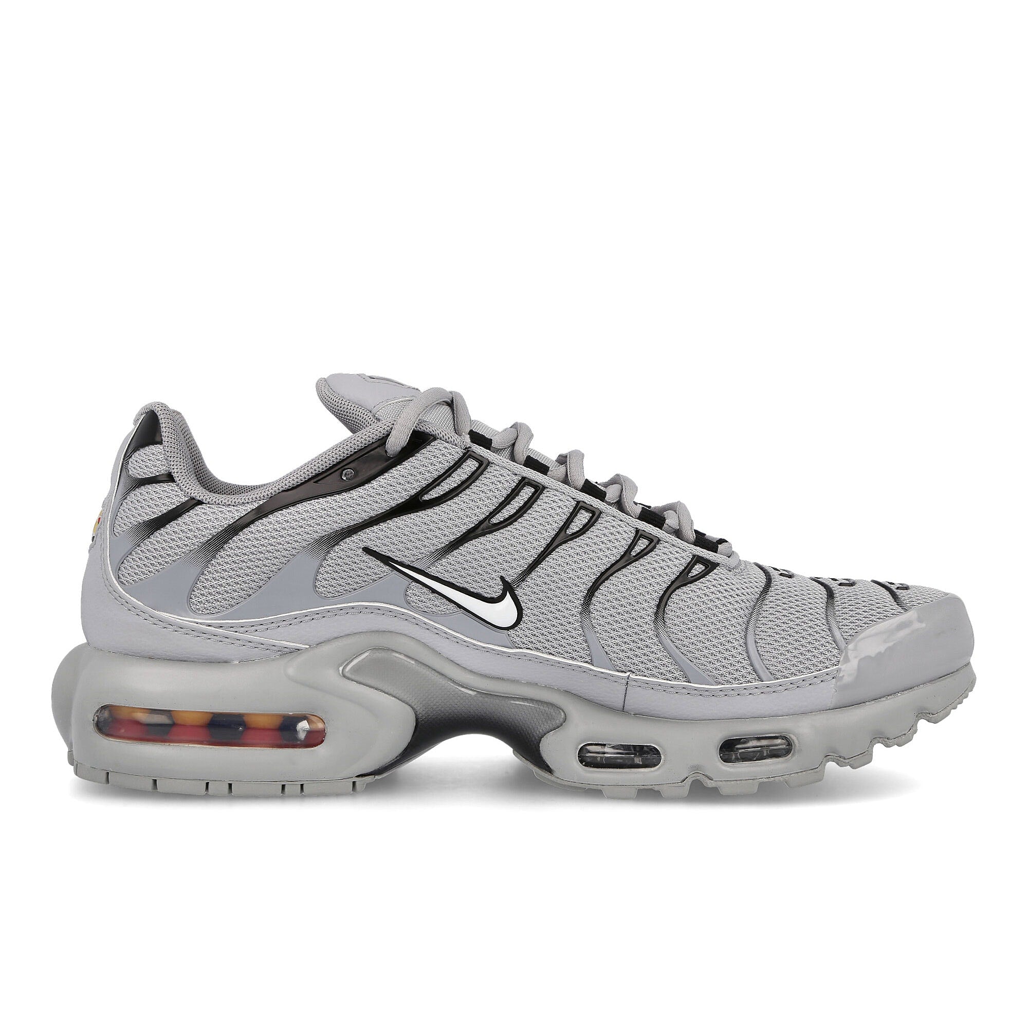 Nike air max plus Wolf Grey / White - Black Material | Overkill