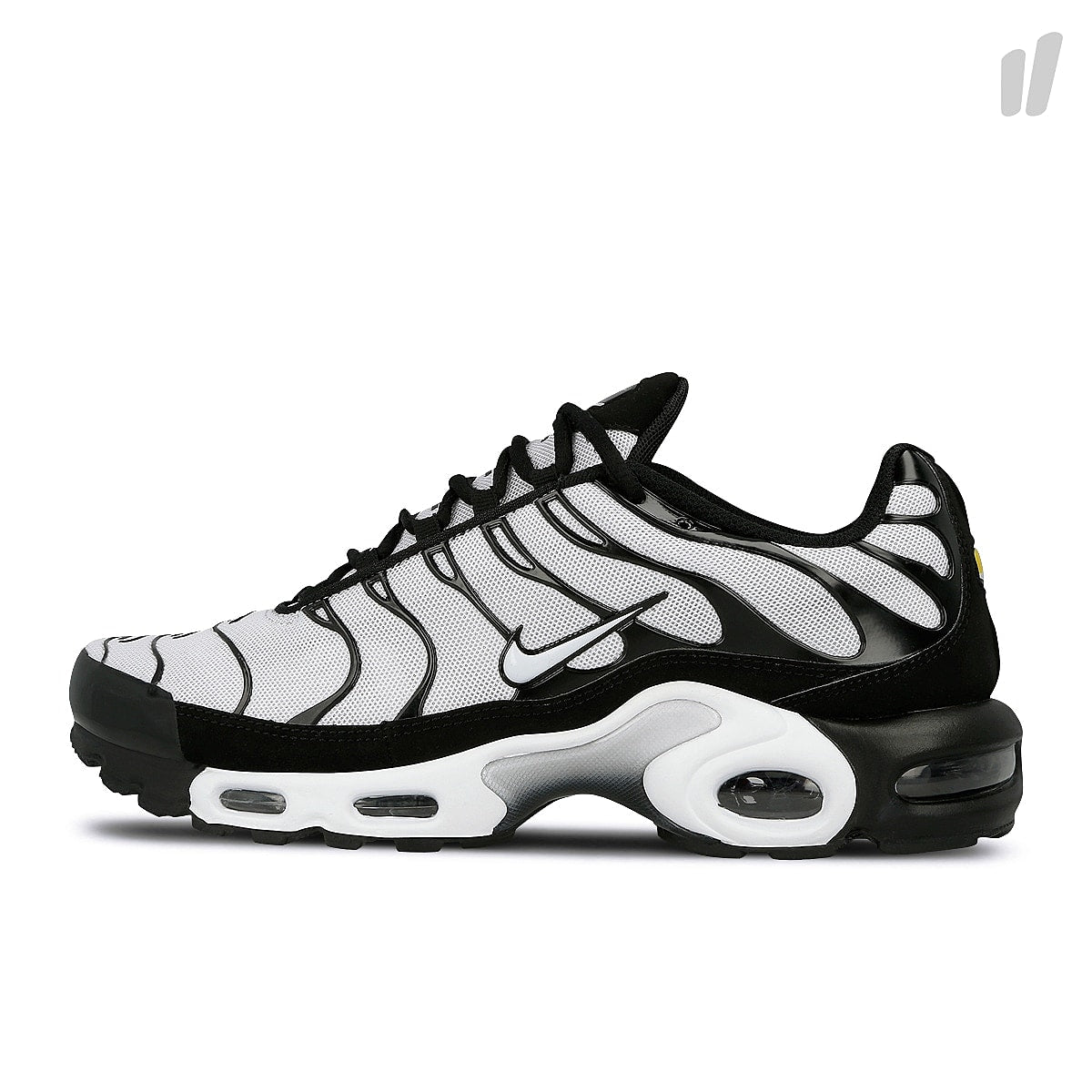 Nike air max plus Black-Black - White - White Sneakers 852630 032 | Overkill