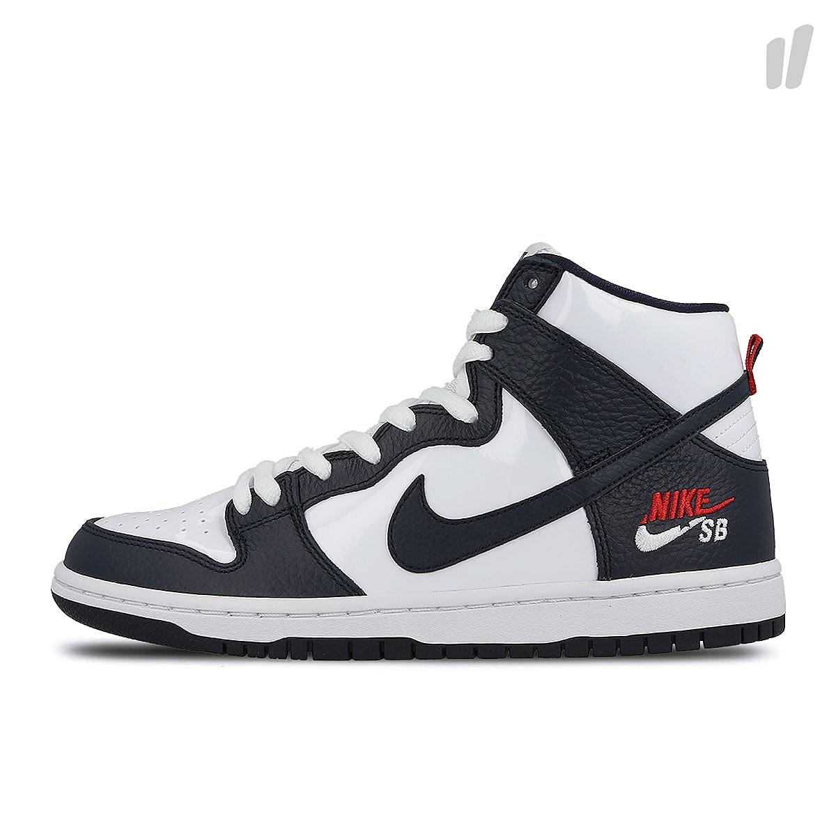 Nike sb zoom dunk high pro Obsidian / Obsidian - White High Top Sneakers 854851 441 | Overkill