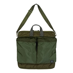 Porter-Yoshida & Co. Force 2Way Helmet Bag (S) Olive Drab Tote Bags & Shoppers 855-05456-30 | Overkill