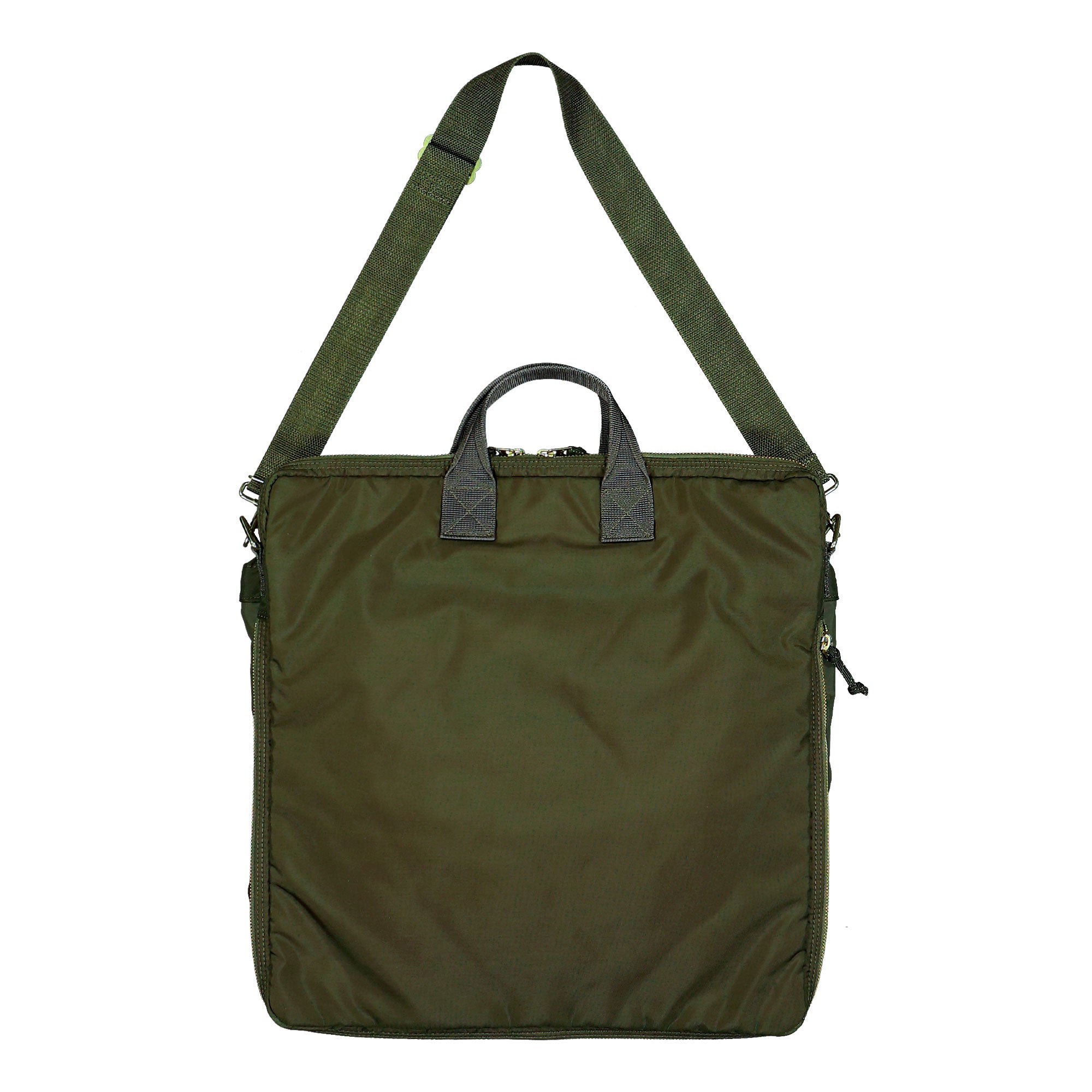 Porter-Yoshida & Co. Force 2Way Helmet Bag (S) Olive Drab Tote Bags & Shoppers 855-05456-30 Close-up | Overkill