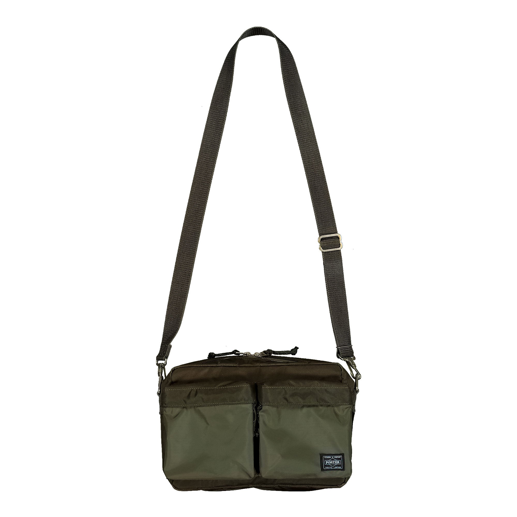 Porter-Yoshida & Co. Force Shoulder Bag (S) Olive Drab Shoulder & Cross Body Bags 855-05457-30 | Overkill