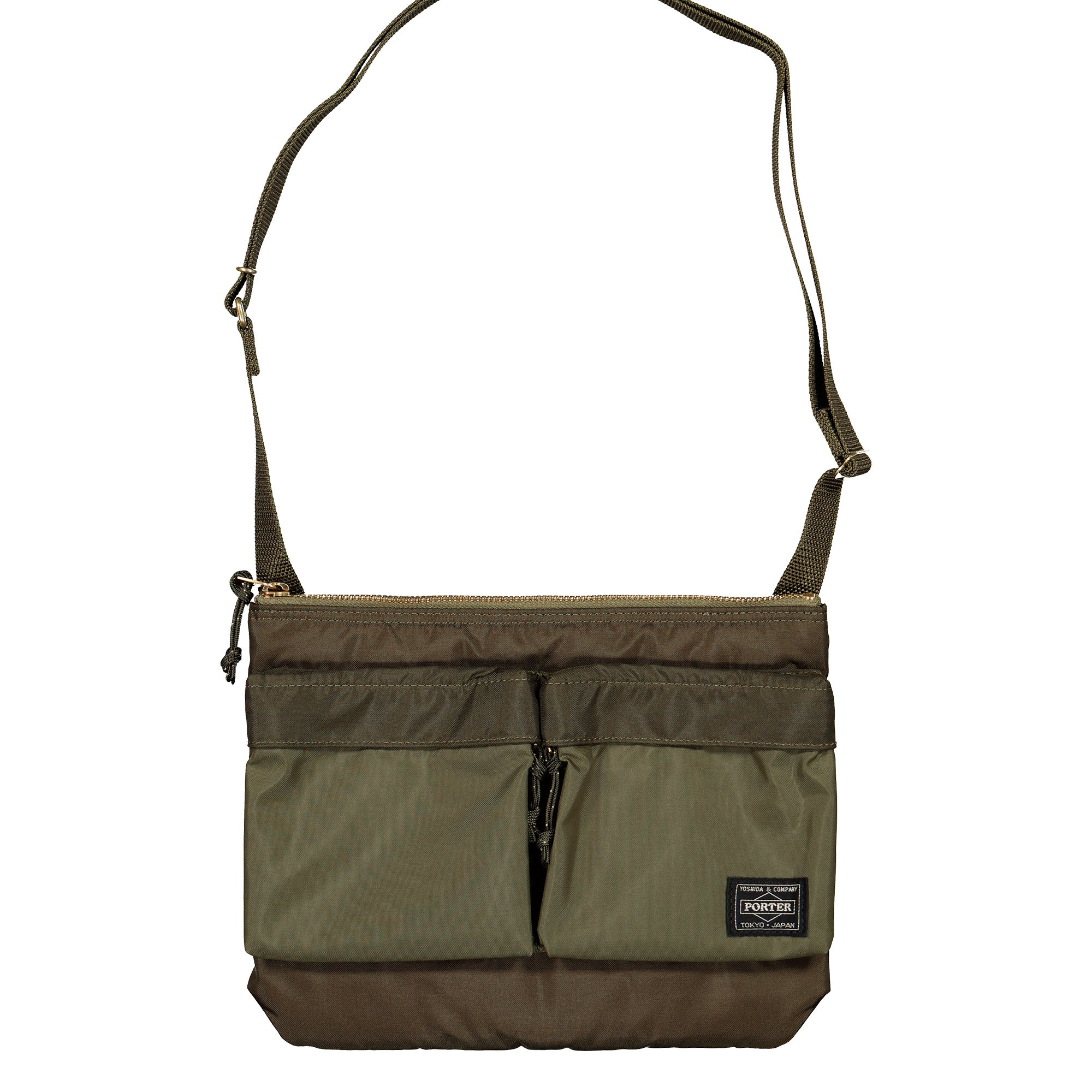 Porter-Yoshida & Co. Force Shoulder Bag Olive Drab Shoulder & Cross Body Bags 855-05458-30 Detailfoto | Overkill
