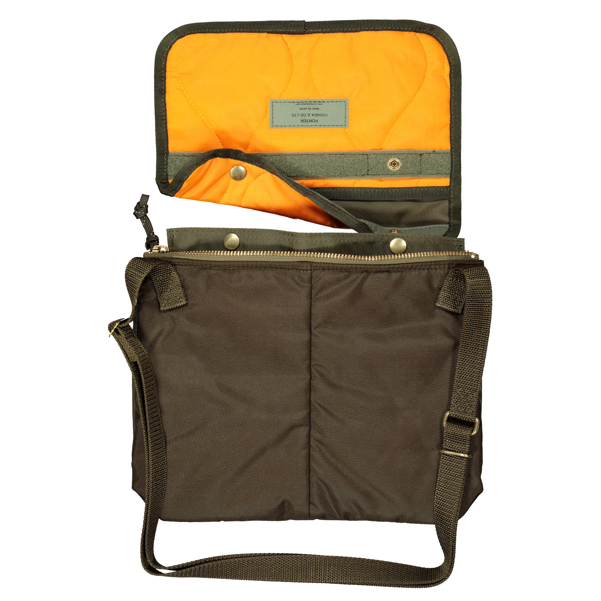 Porter-Yoshida & Co. Force Shoulder Bag Olive Drab Shoulder & Cross Body Bags 855-05458-30 Detail View 1 | Overkill